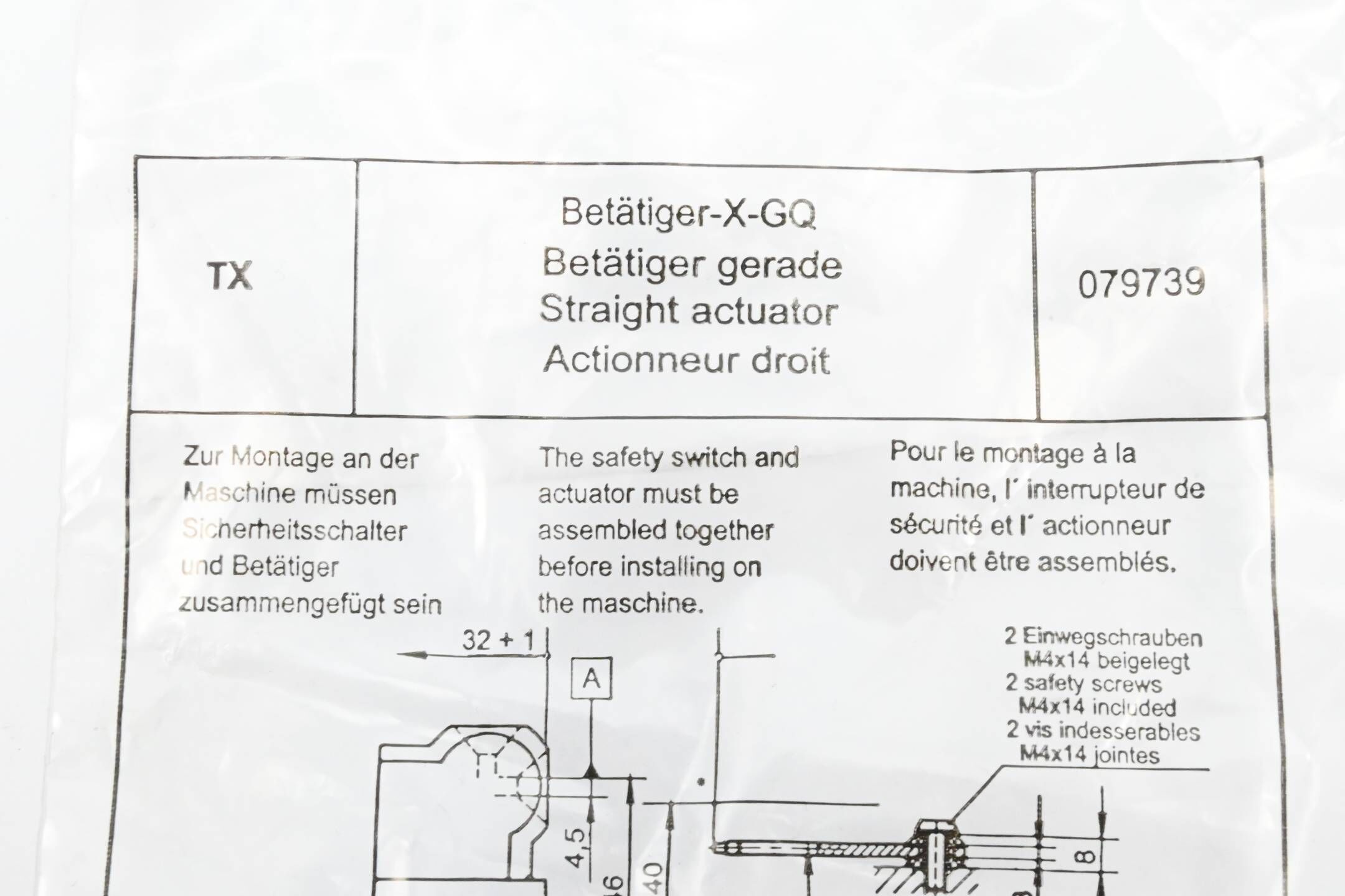 Euchner Betätiger-X-GQ ( 079739 )