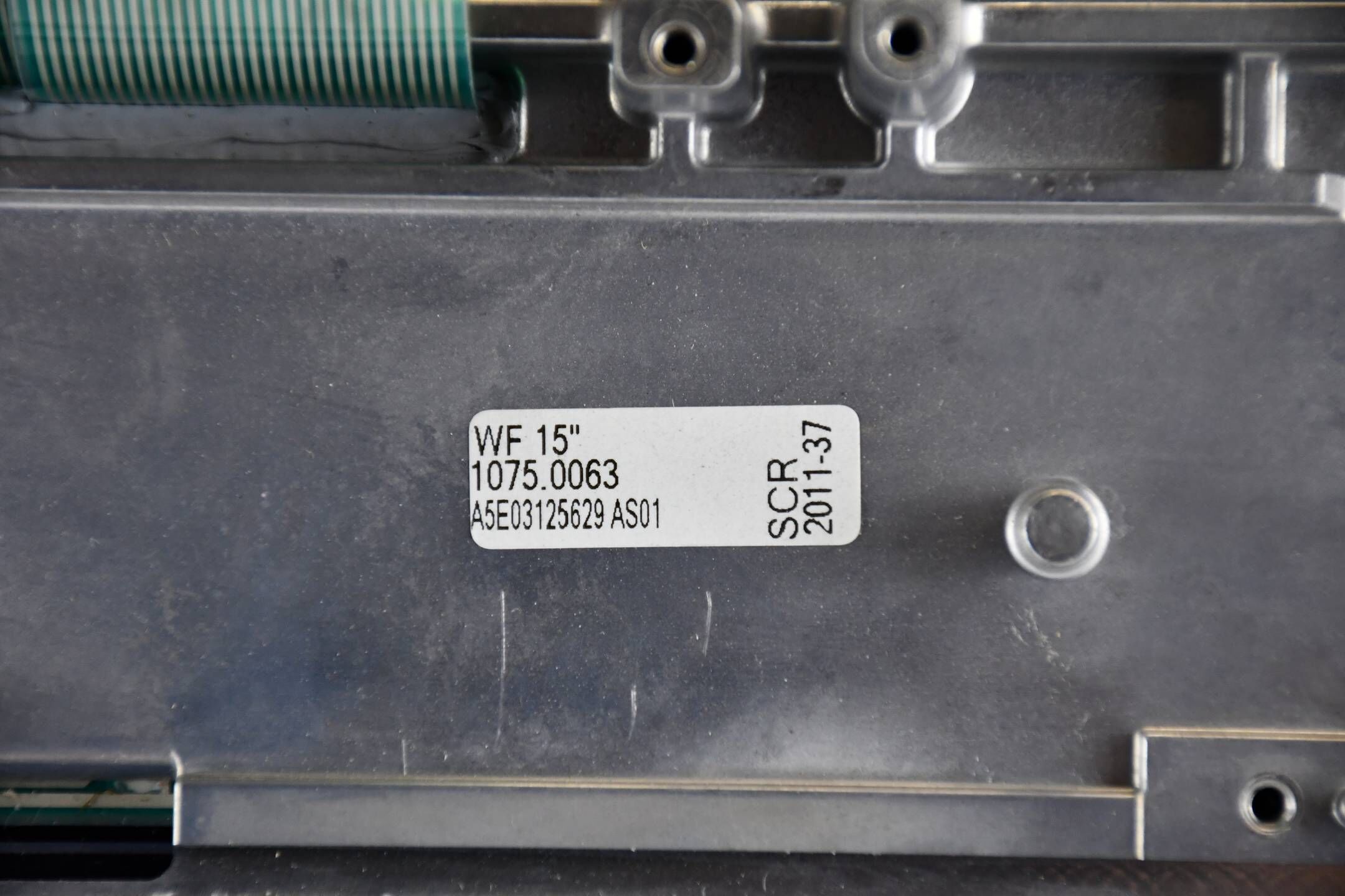 Siemens simatic HMI Ersatz Front WF 15" A5E03125629 AS01 SCR 2011