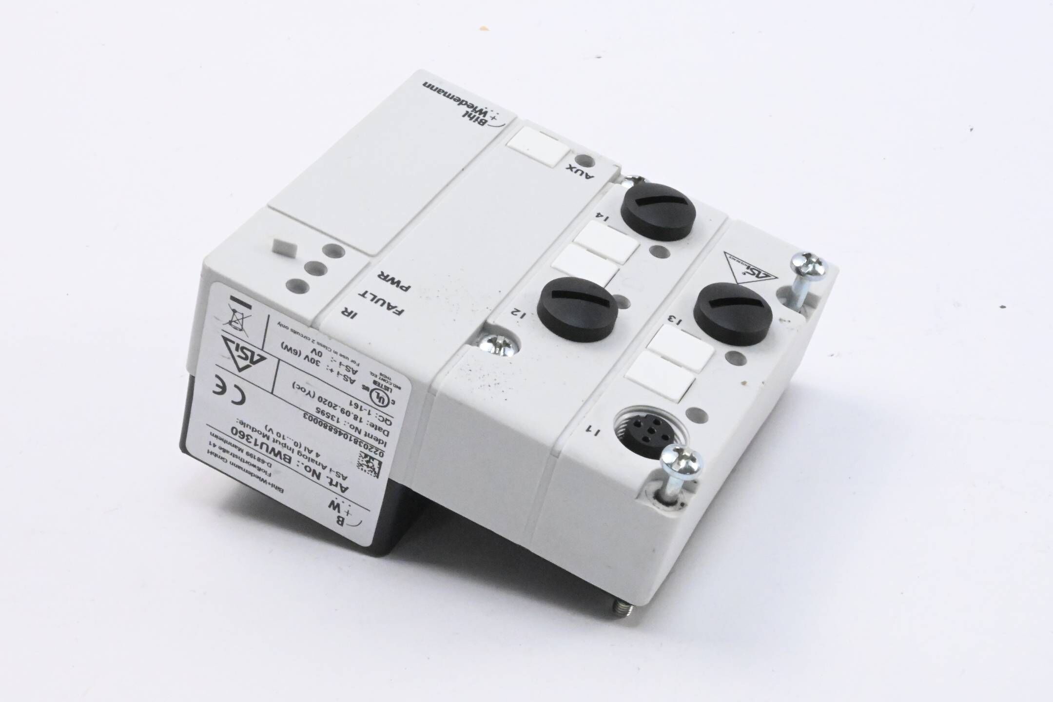 Bihl + Wiedemann AS-i Analog Eingabemodul BWU1360