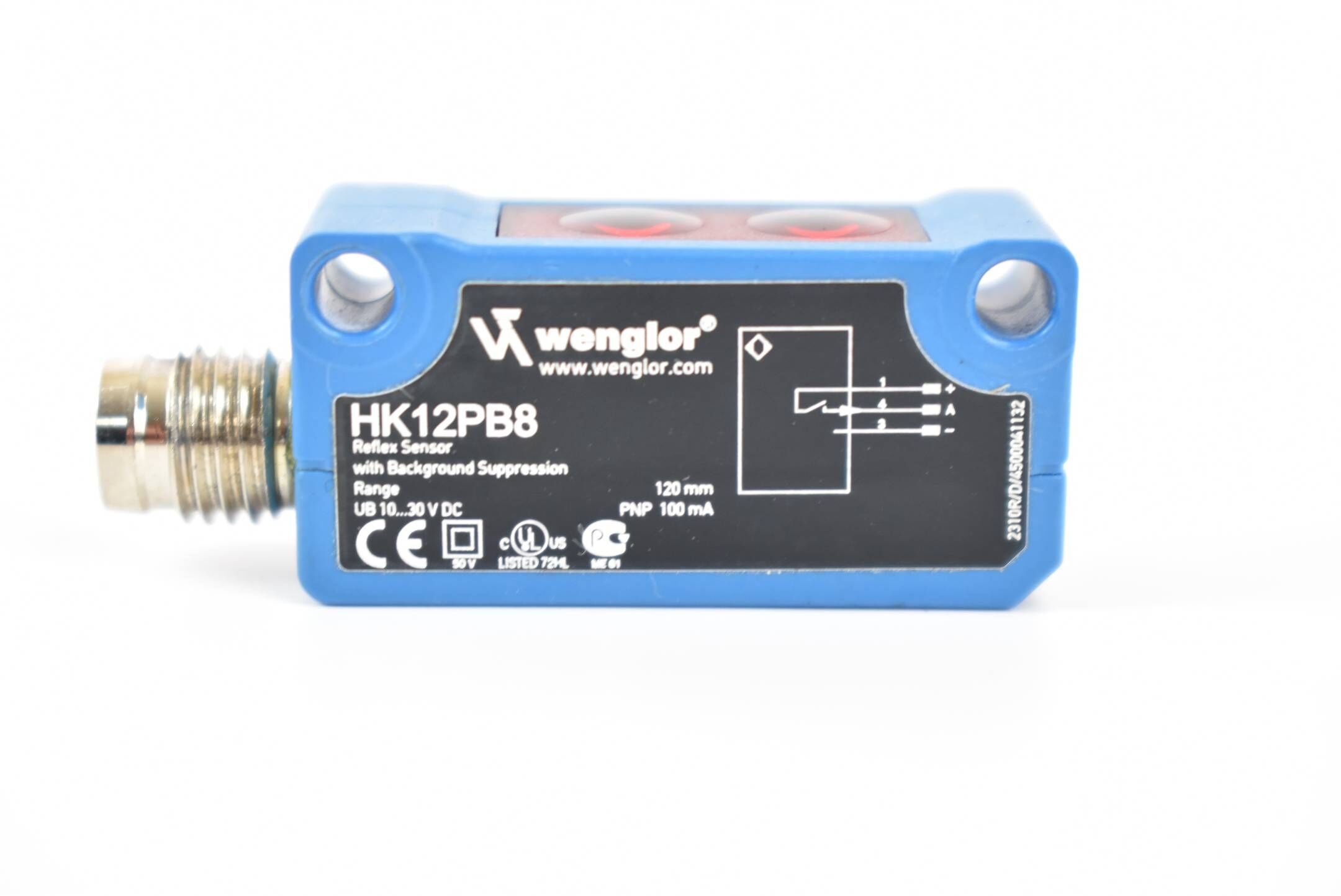 Wenglor Reflextaster mit Hintergrundausblendung HK12PB8