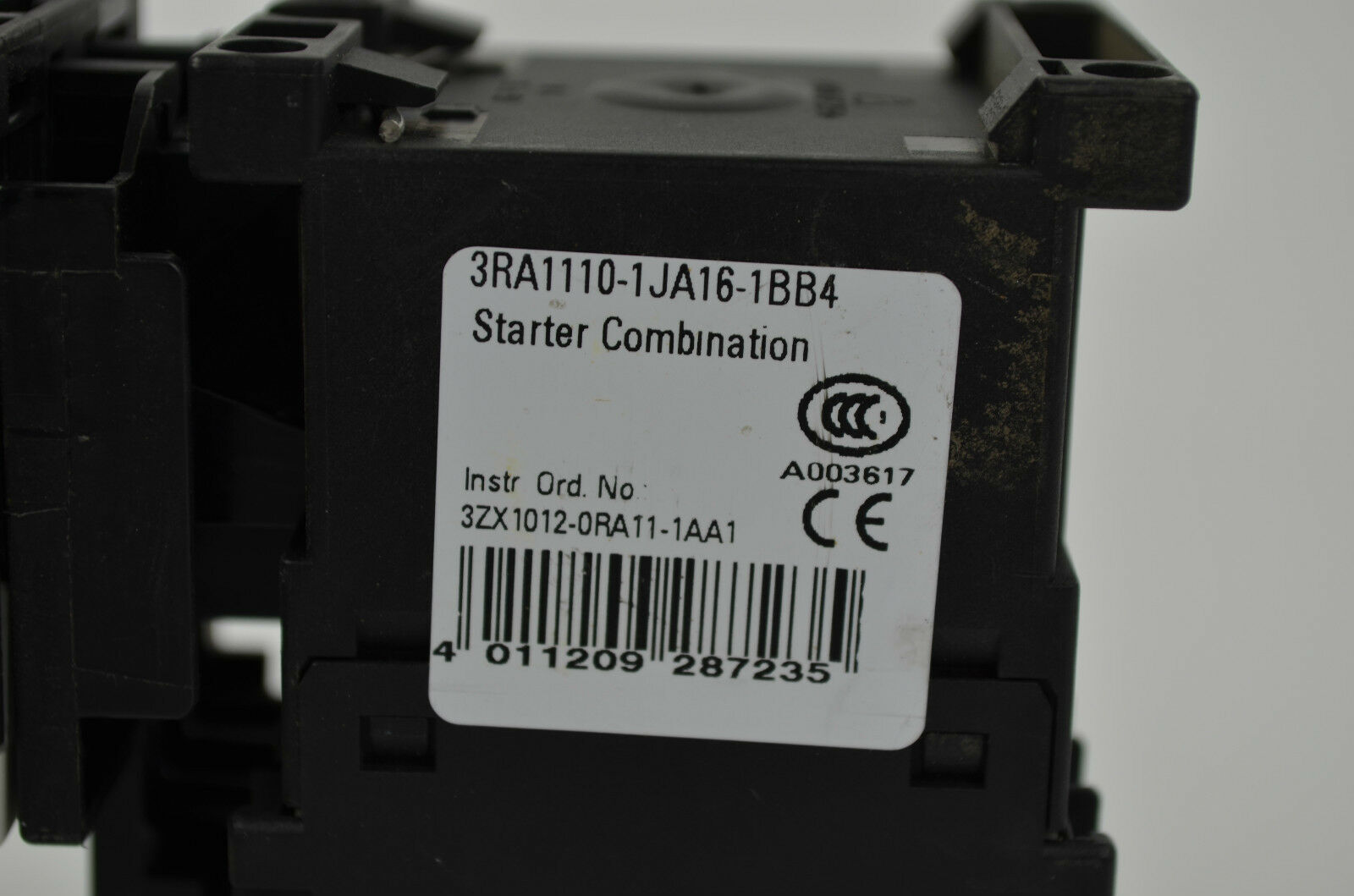 Siemens sirius 3RA1110-1JA16-1BB4 // 3RA1 110-1JA16-1BB4 Starter Combination