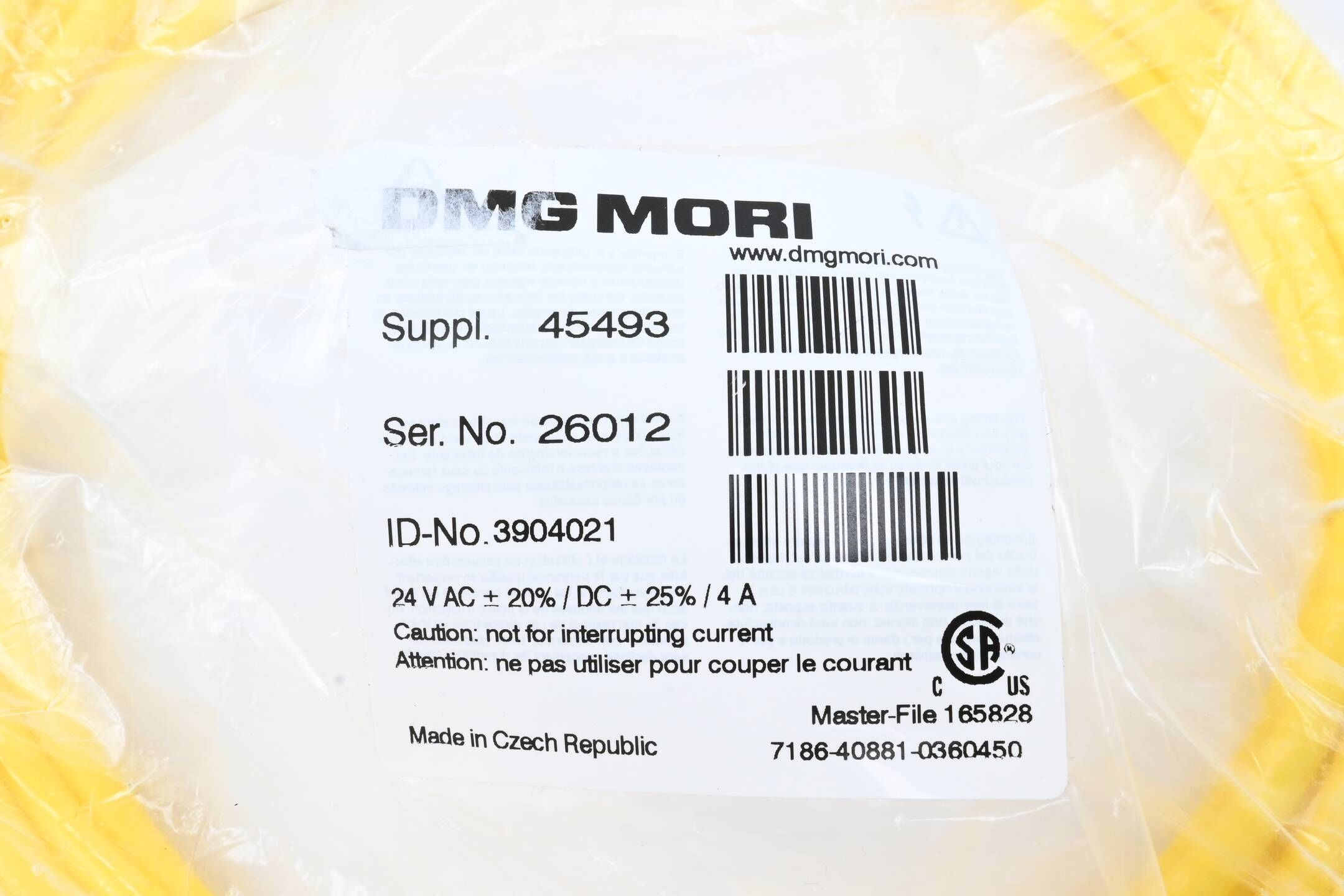 DMG Mori Kabel 45493 ( 3904021 ) 7186-40881-0360450