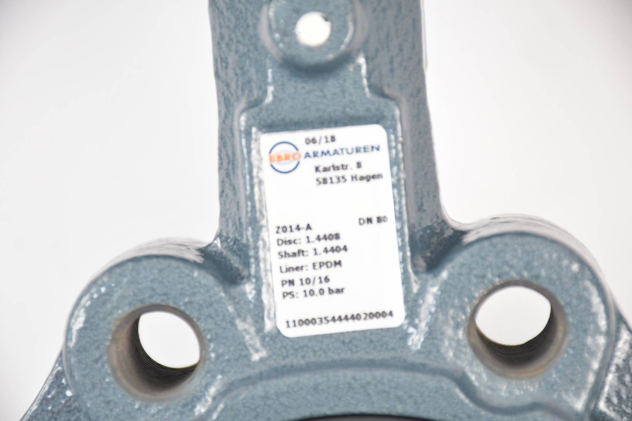 Ebro Armaturen Pneumatischer Antrieb EB5.1 SYS 60 inkl. Anflanschklappe Z014-A