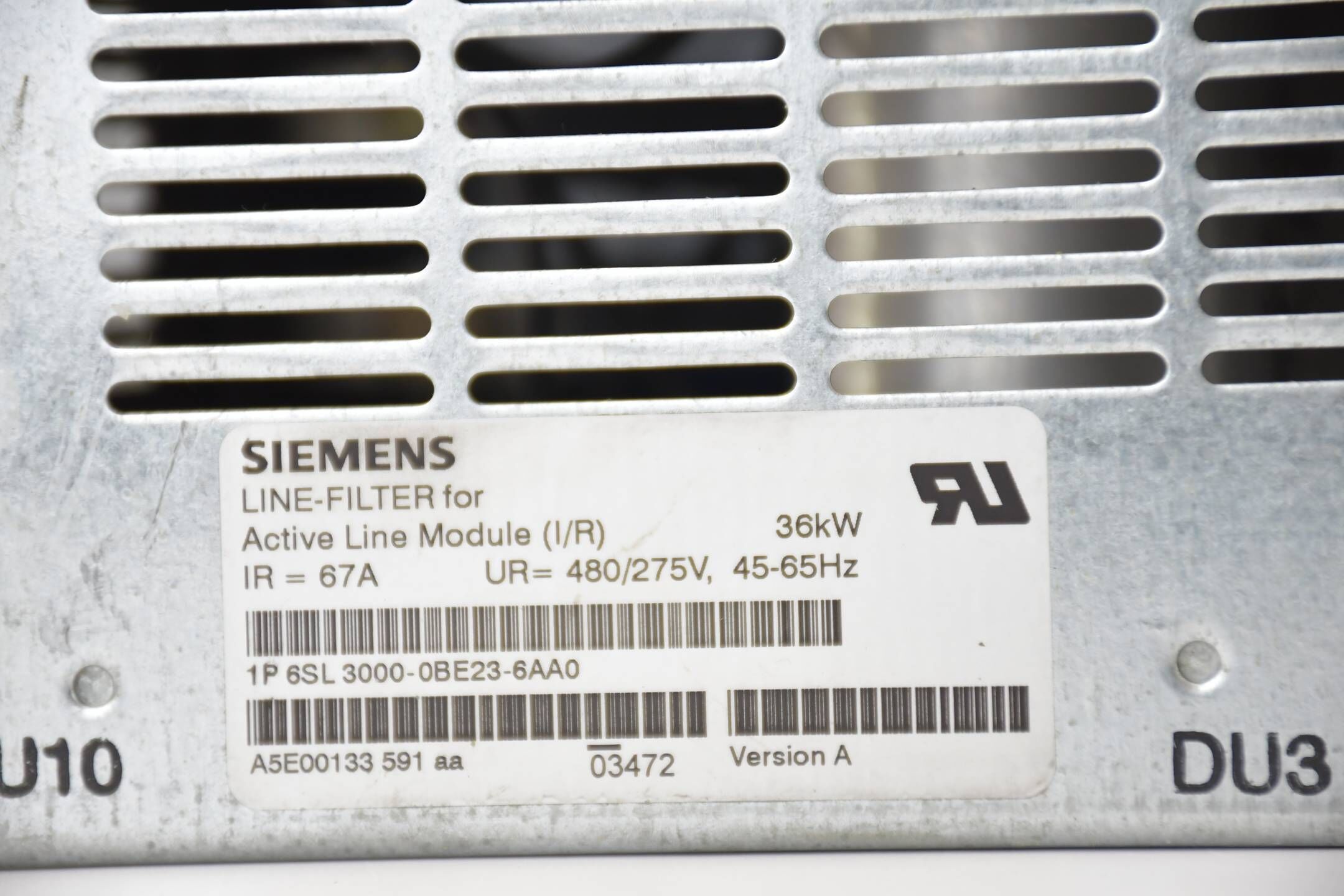 Siemens sinamics 611 Netzfilter 6SL3000-0BE23-6AA0 ( 6SL 3000-0BE23-6AA0 )