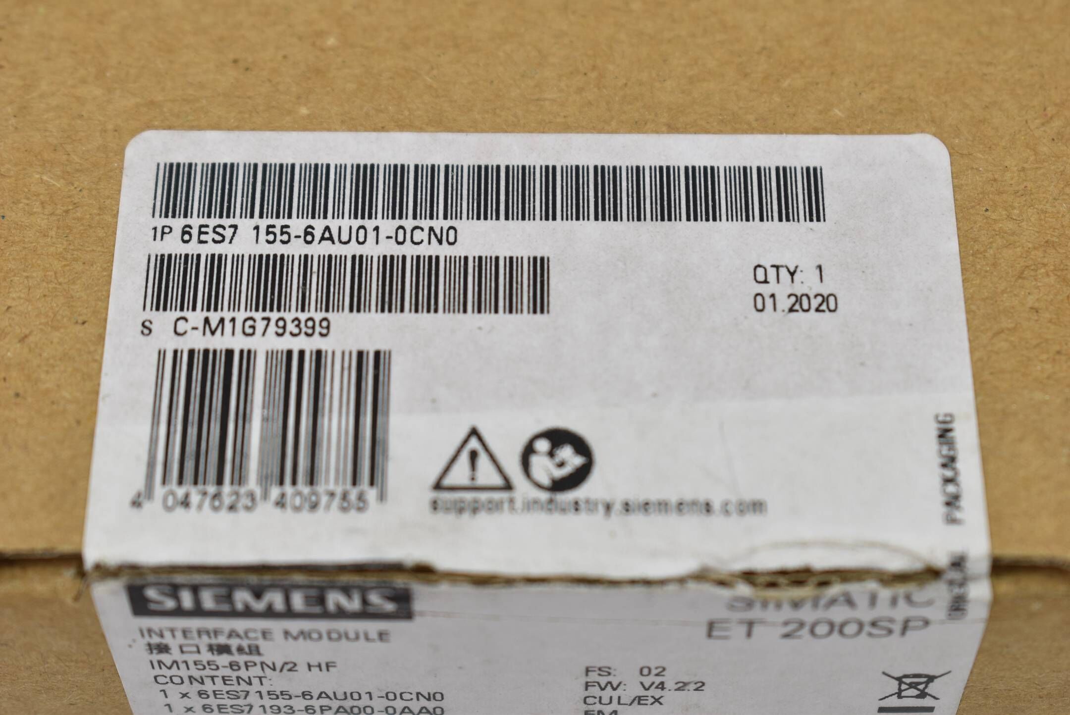 Siemens simatic ET 200SP 6ES7 155-6AU01-0CN0 ( 6ES7155-6AU01-0CN0 )