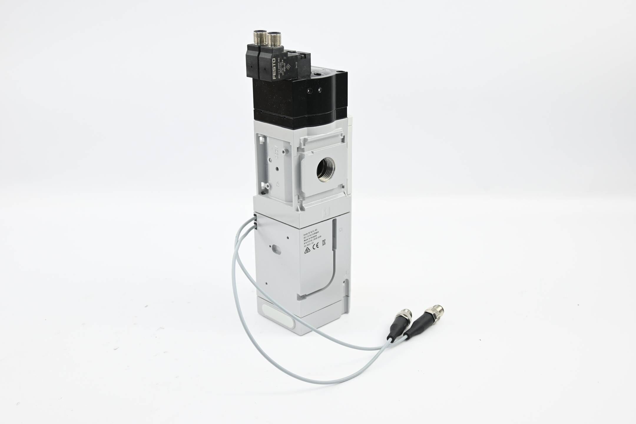 Festo Druckaufbau- &Entlüftungsventil MS6-SV-1/2-D-10V24P-2M12-SO-AG ( 8038491 )