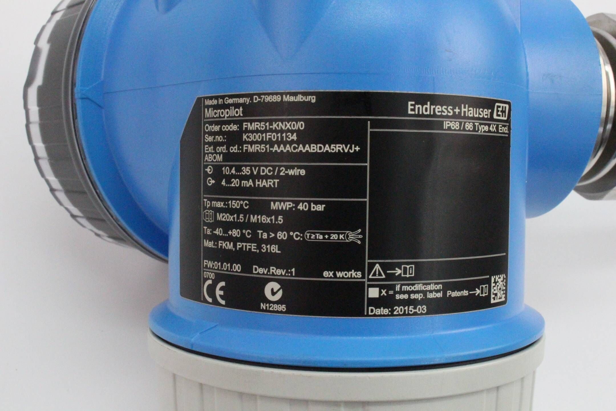 Endress+ Hauser Micropilot FMR51-KNX0/0 ( FMR51-AAACAABDA5RVJ+ABOM )