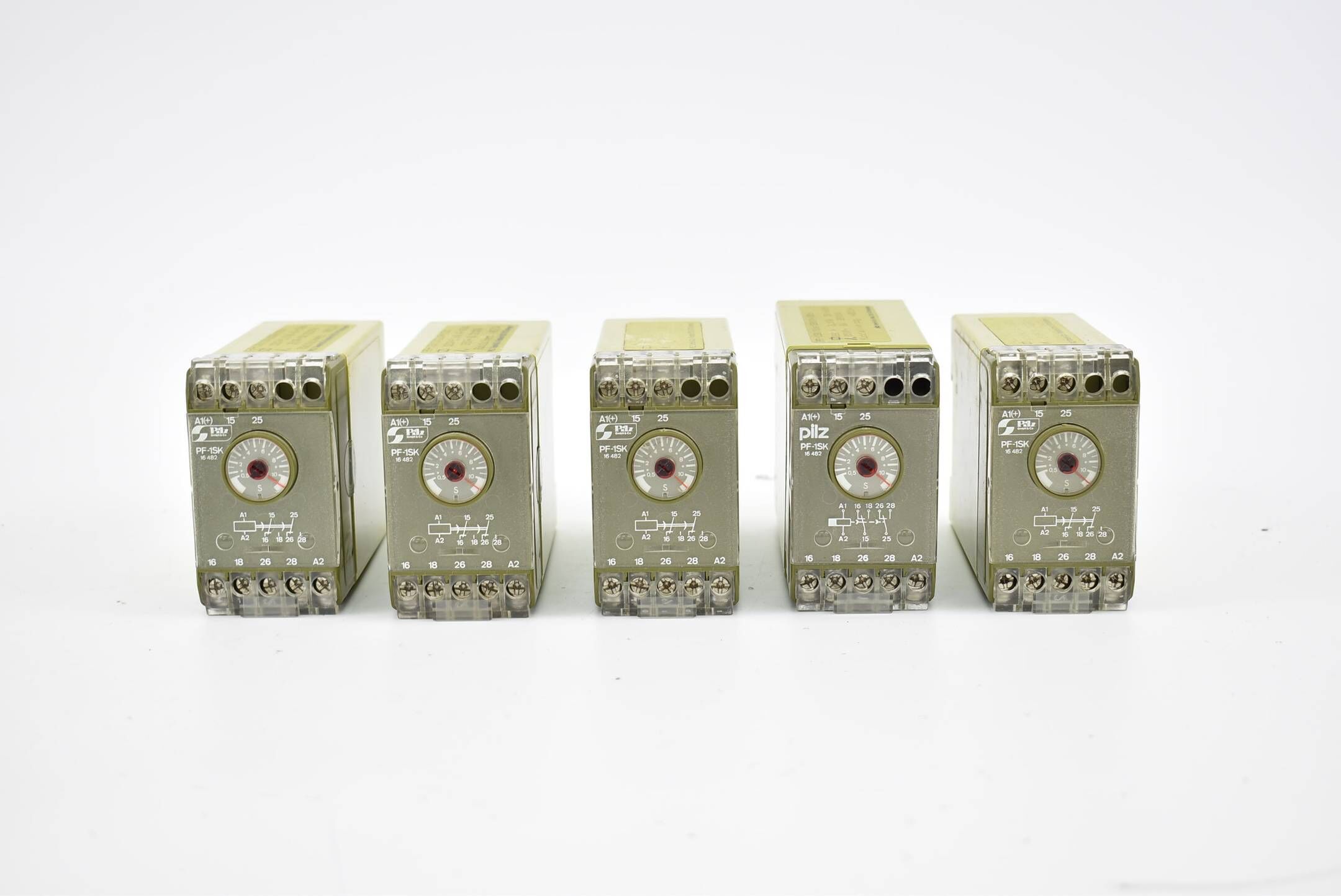  5 Stück Pilz Sicherheitsschaltgerät PF-1SK/10/220V/2Uz ( 485314 )