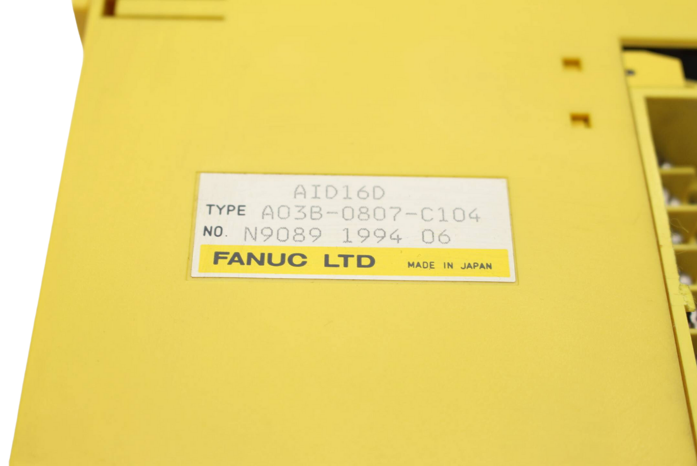Fanuc Digital Input Output Modul AID16D A03B-0807-C104
