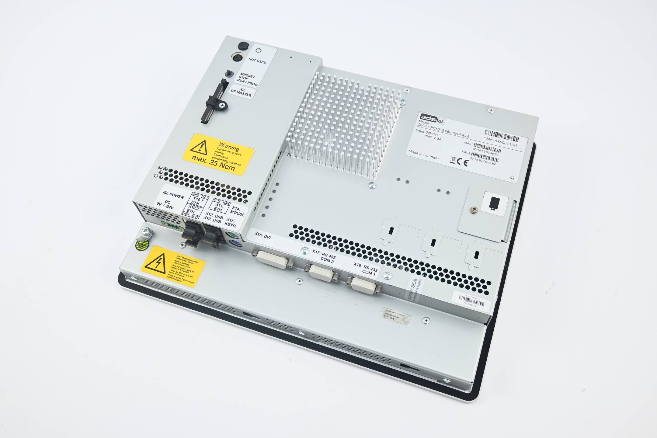 ADStec Panel DVG-CPC5012 060-BN AA.06