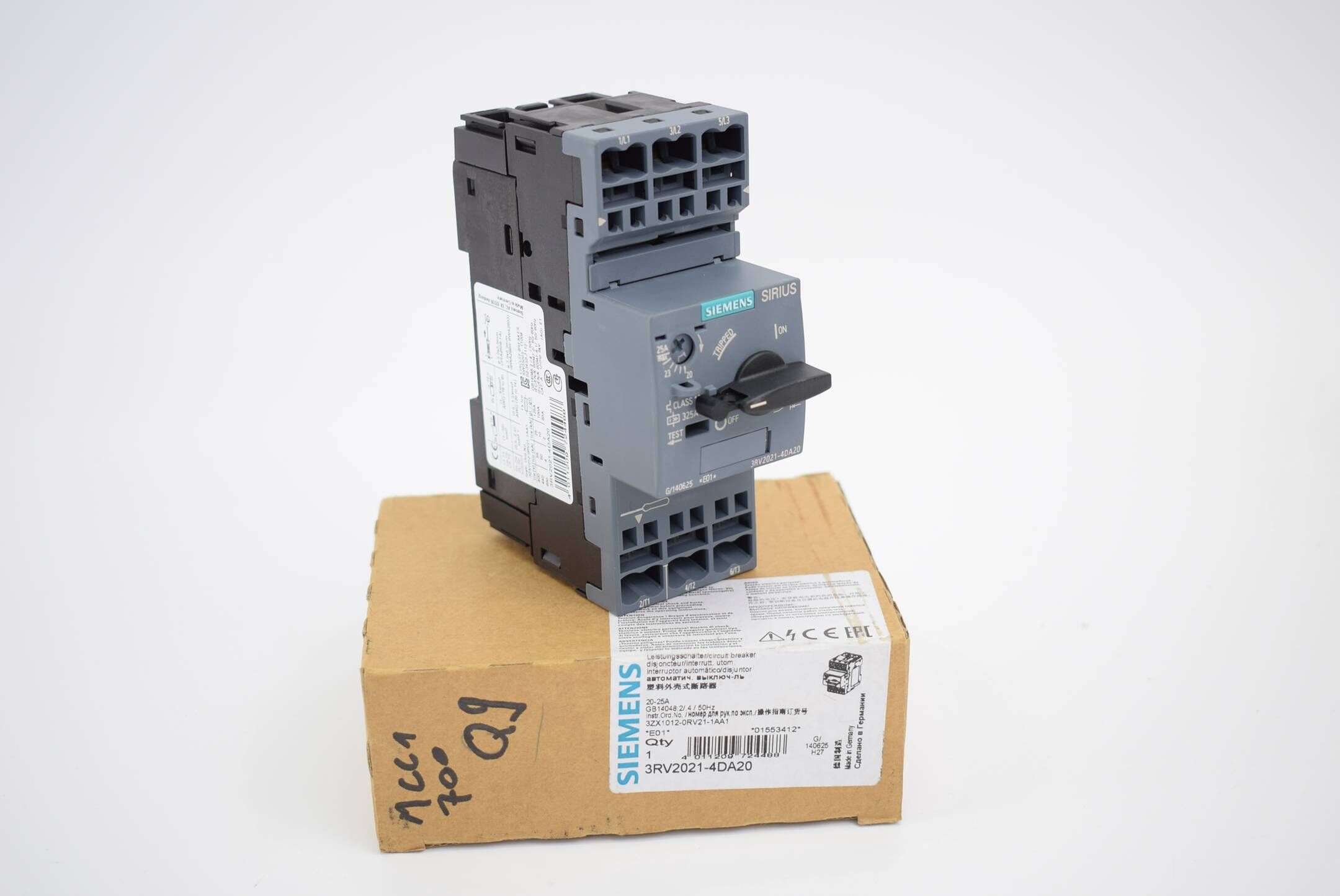 Siemens Leistungsschalter 3RV2021-4DA20 ( 3RV2 021-4DA20 )