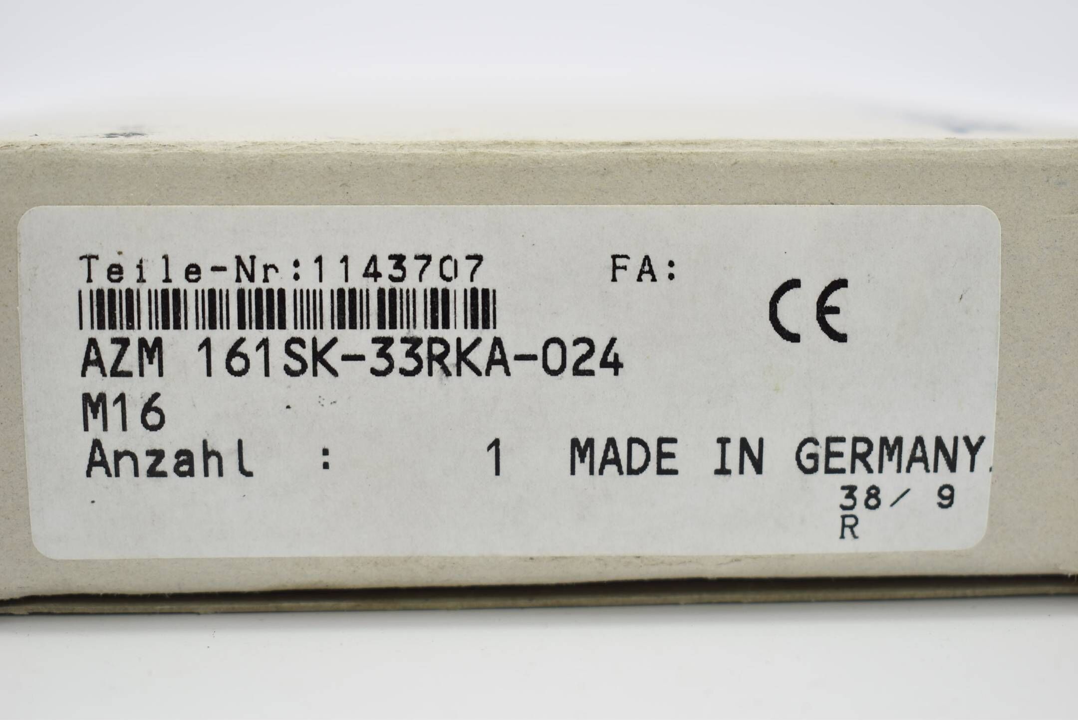 Schmersal M16 Sicherheitszuhaltung AZM 161SK-33RKA-024 ( 1143707 )