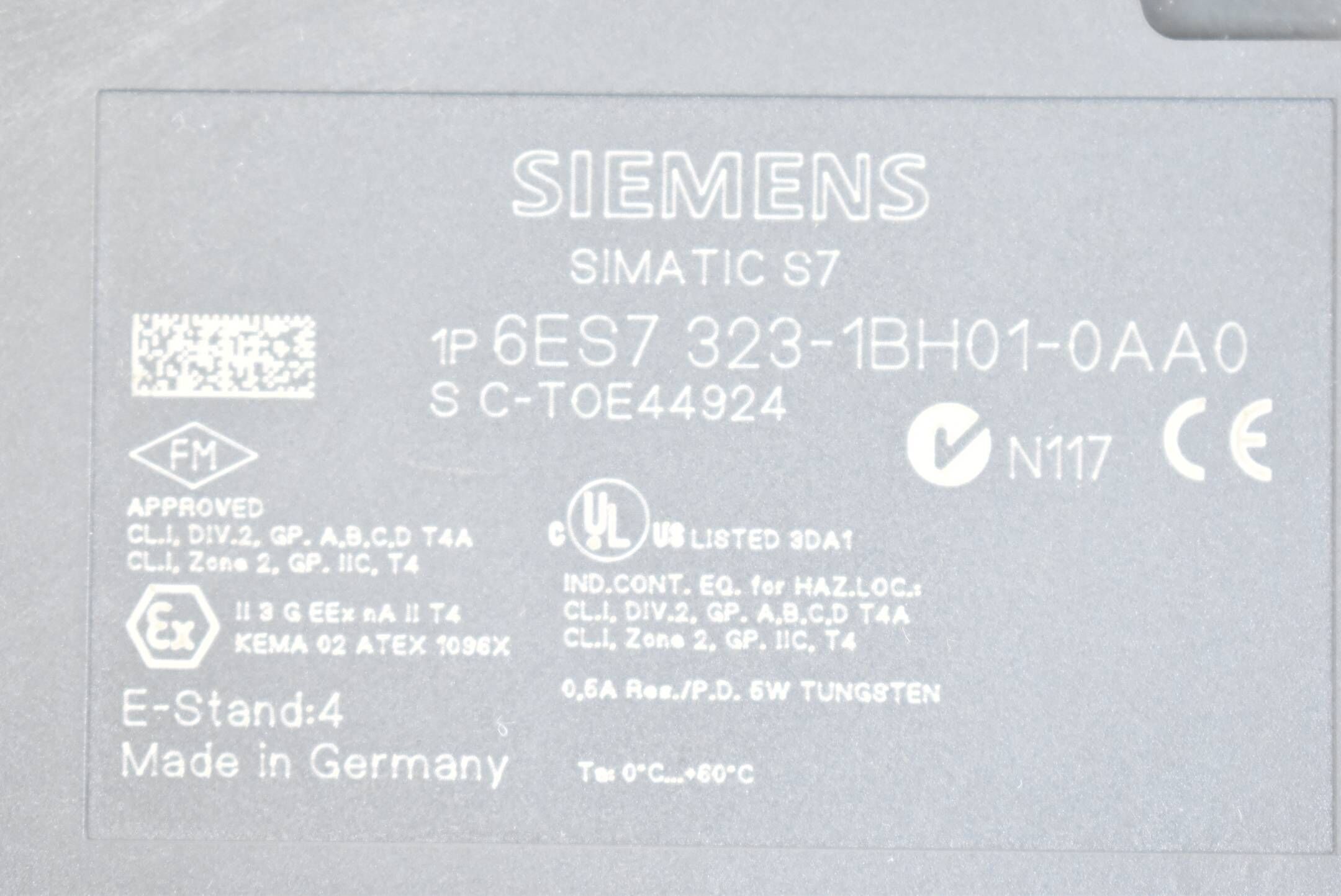 Siemens Simatic S7-300 6ES7 323-1BH01-0AA0 ( 6ES7323-1BH01-0AA0 )