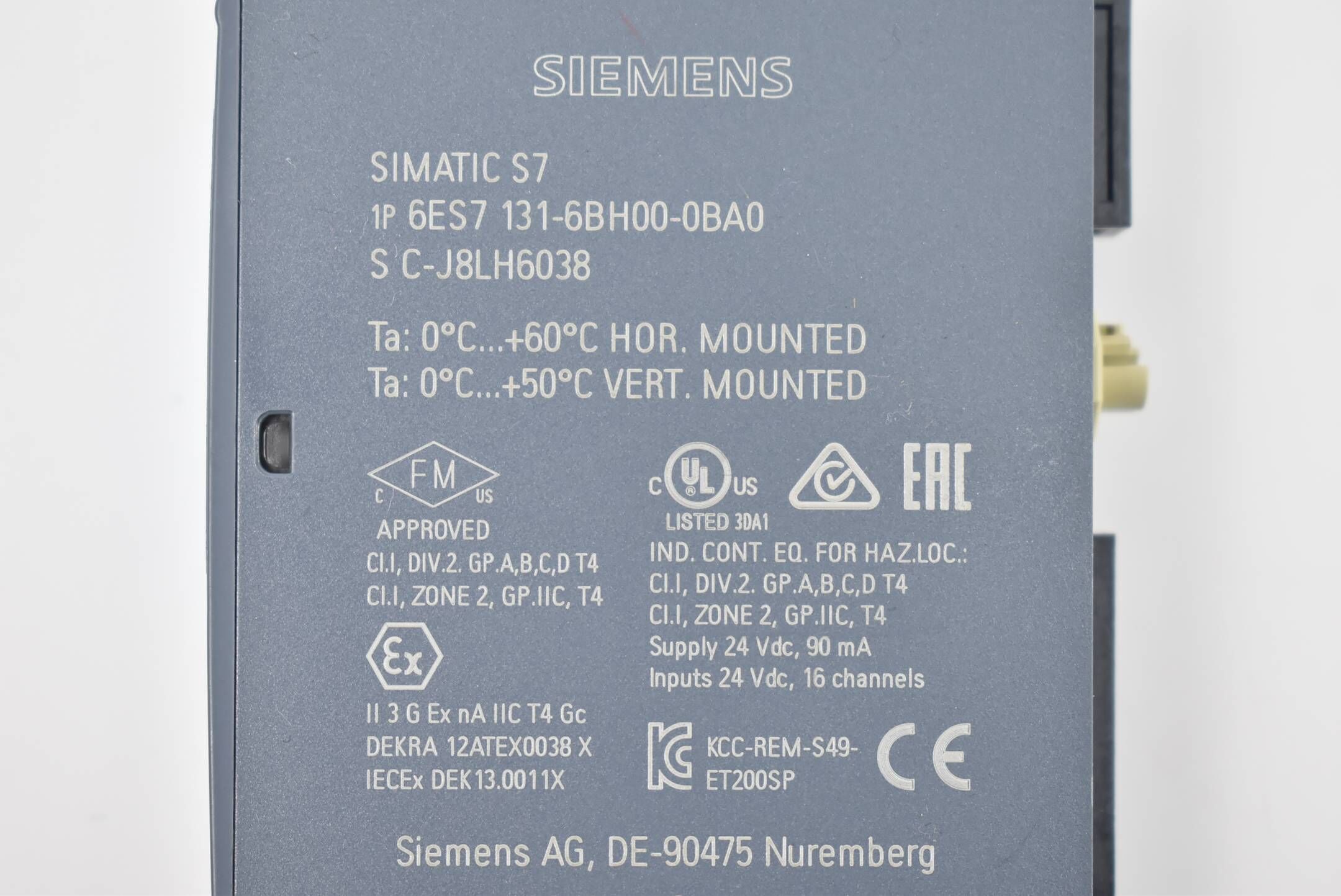 Siemens simatic S7 6ES7 131-6BH00-0BA0 ( 6ES7131-6BH00-0BA0 )