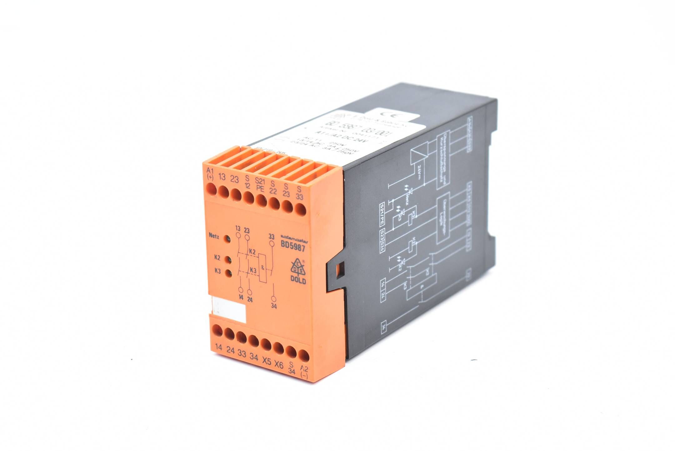 E.Dold&Söhne Sicherheitsrelais A1+/A2 DC24V BD5987.03/001 ( 0041171 ) 