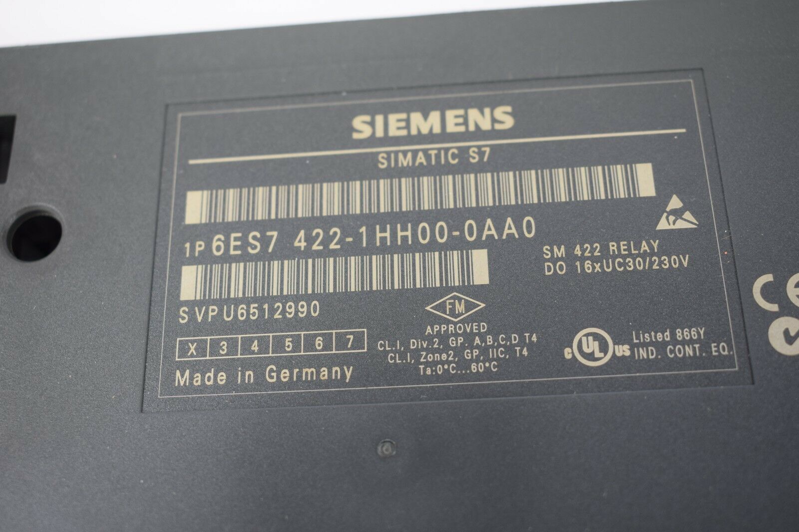 Siemens simatic S7-400 SM422 6ES7 422-1HH00-0AA0 ( 6ES7422-1HH00-0AA0 ) E2
