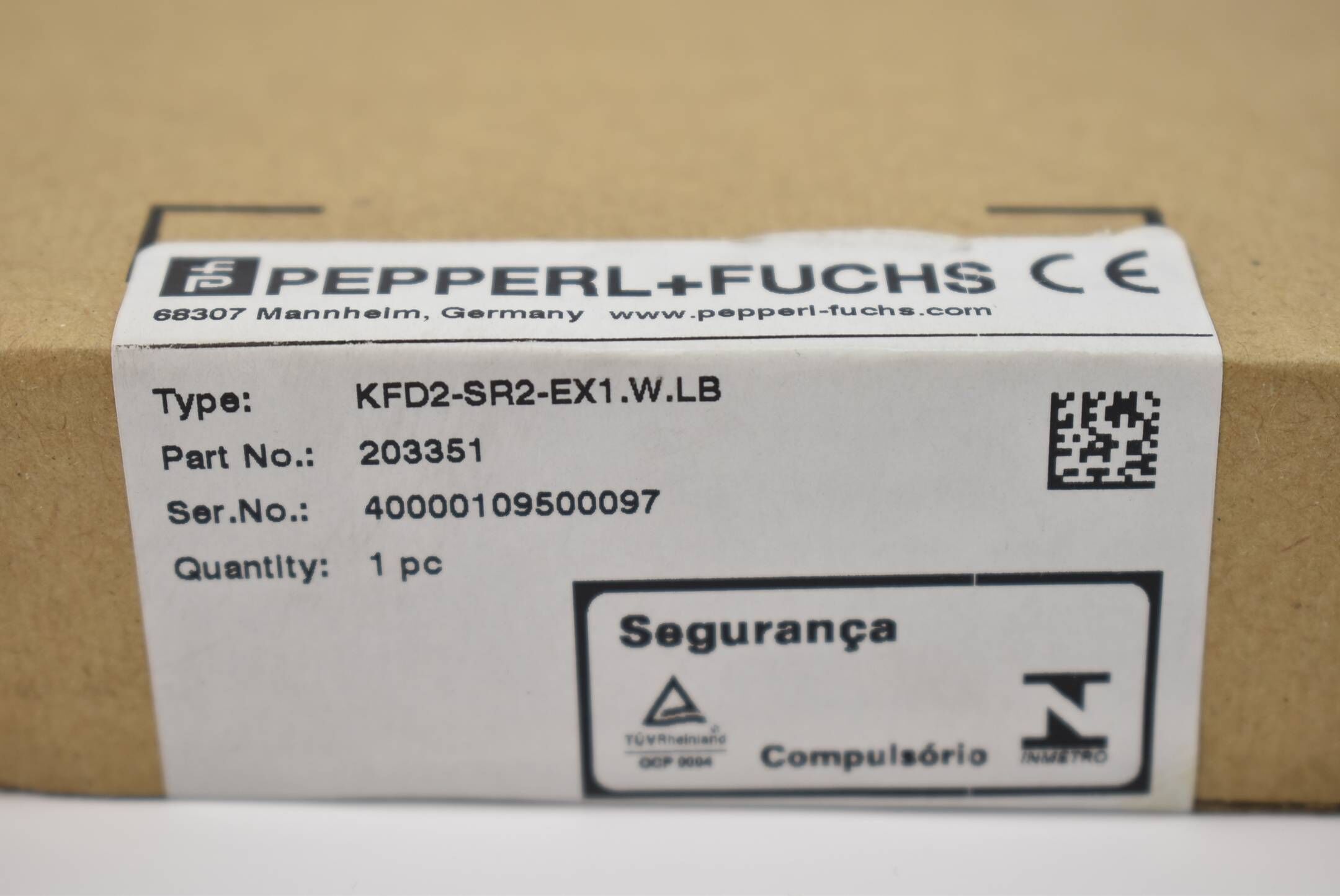 Pepperl+Fuchs Schaltverstärker K-System KFD2-SR2-Ex1.W.LB ( 203351 )