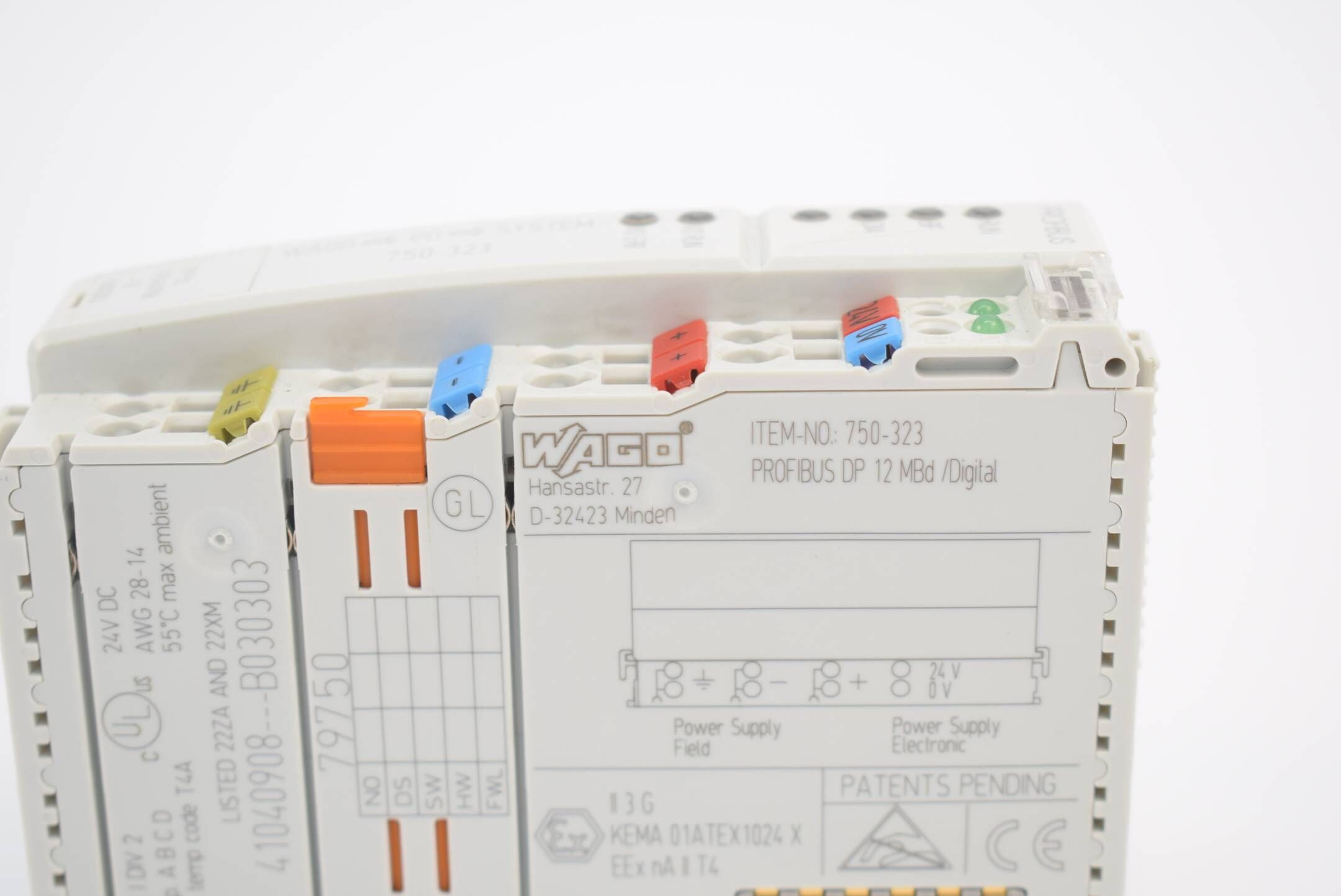 WAGO Profibus DP 12 MBd/Digital 750-323
