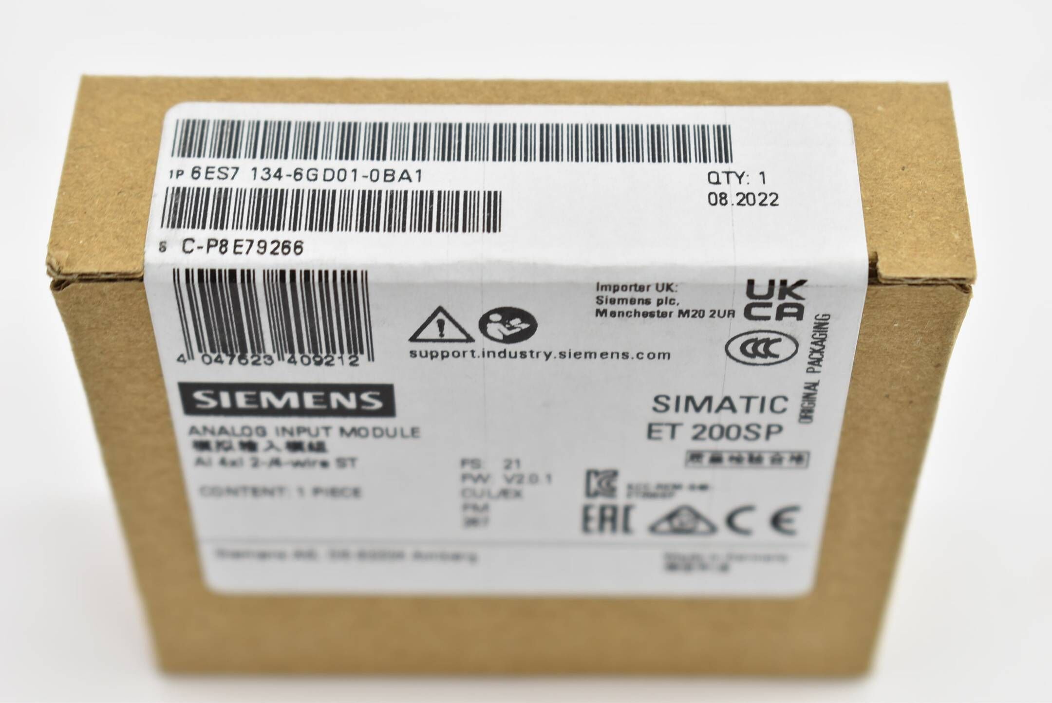 Siemens simatic ET 200SP analog 6ES7134-6GD01-0BA1 ( 6ES7 134-6GD01-0BA1 )