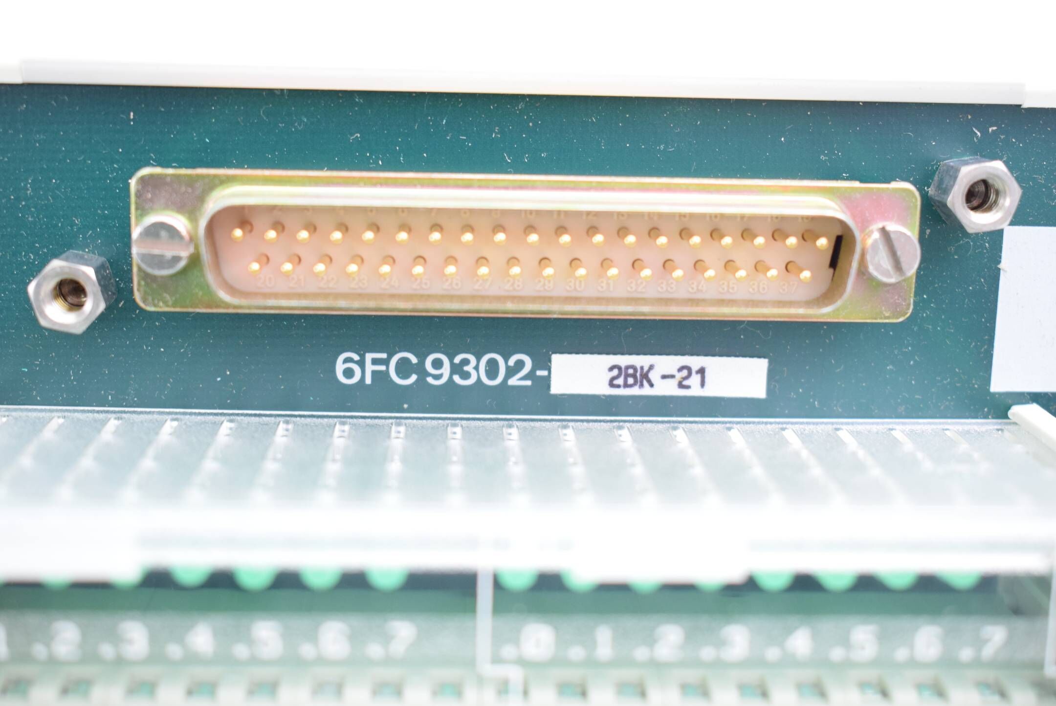 Siemens Steckerleiste 6FC9302-2BK-21 ( 6FC 9302-2BK-21 )