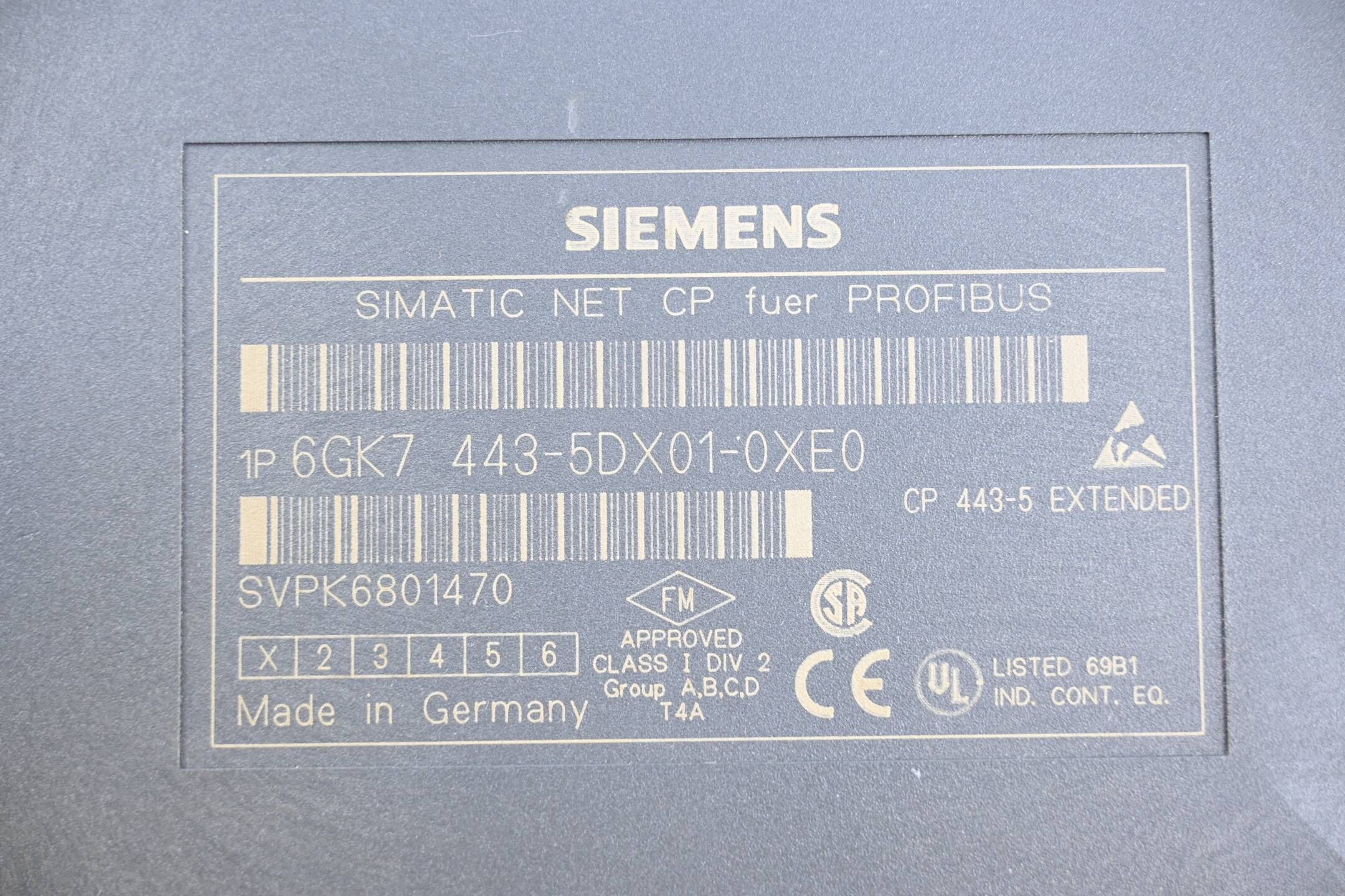 Siemens Simatic NET CP 443-5 6GK7443-5DX01-0XE0 ( 6GK7 443-5DX01-0XE0 )