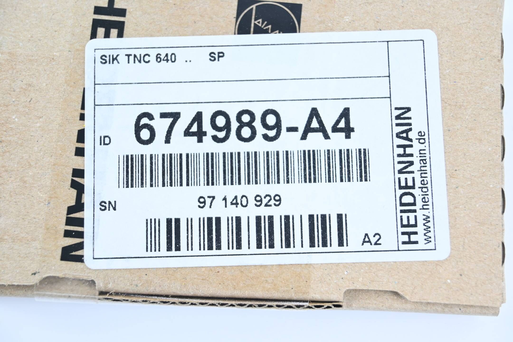 Heidenhain SIK NC-Software-Lizenz für TNC 640 674989-A4 ( 674 989-A4 ) Ver. A2