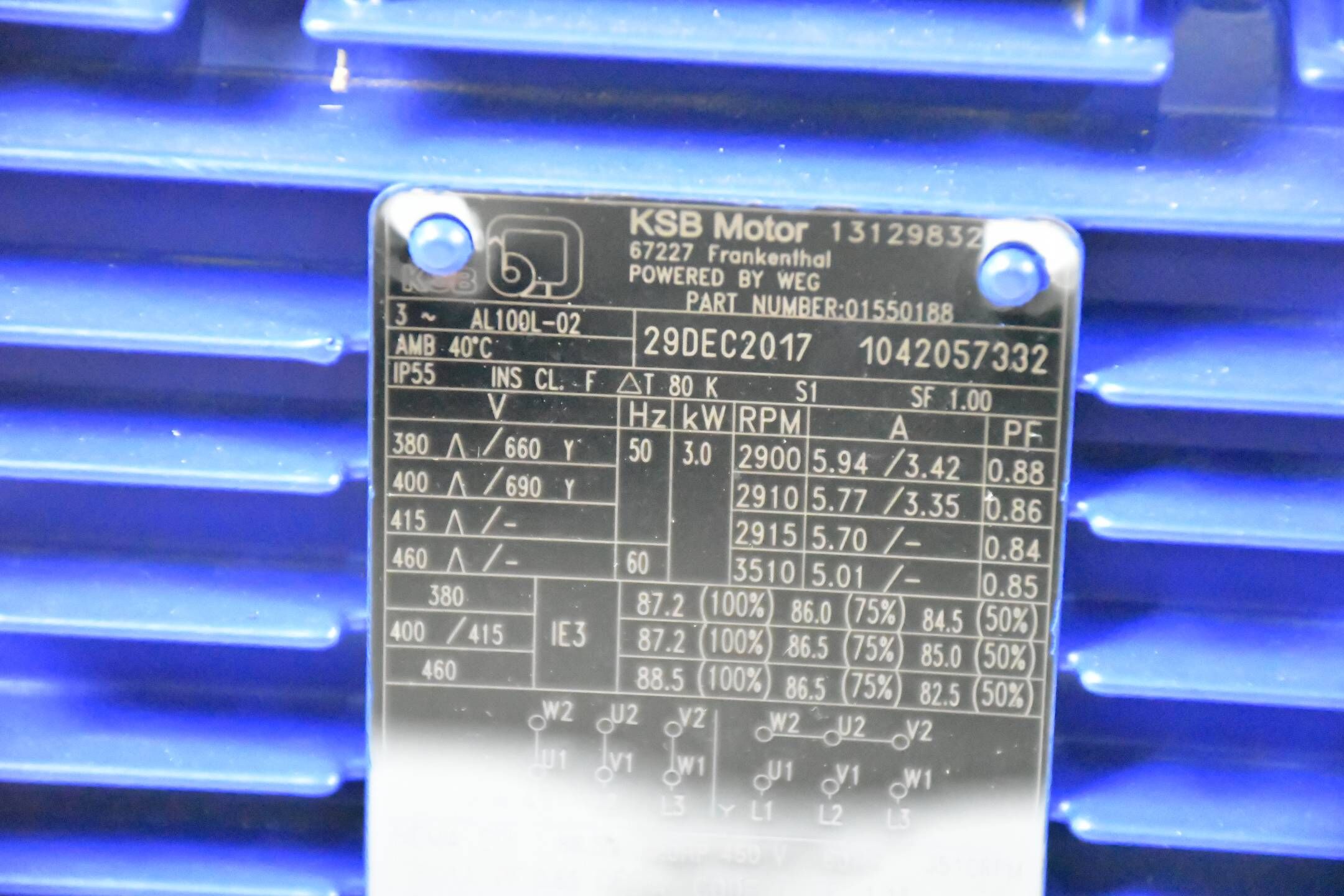 KSB Etanorm Spiralgehäusepumpe ETN 065-040-125 ( GSAA10GD20030 + 01550188 )