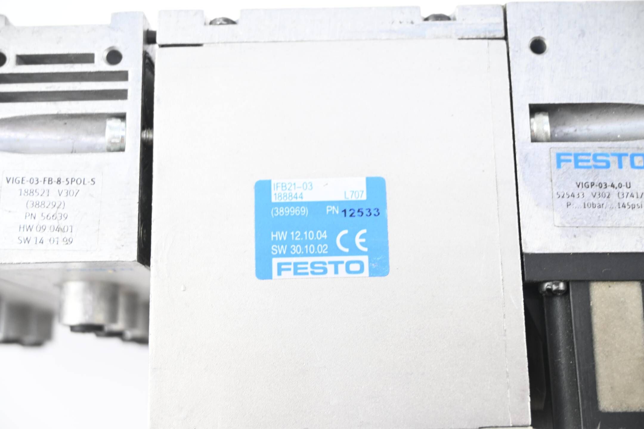 Festo 188844 + 4X 188521 + 525433 + 2X 18653