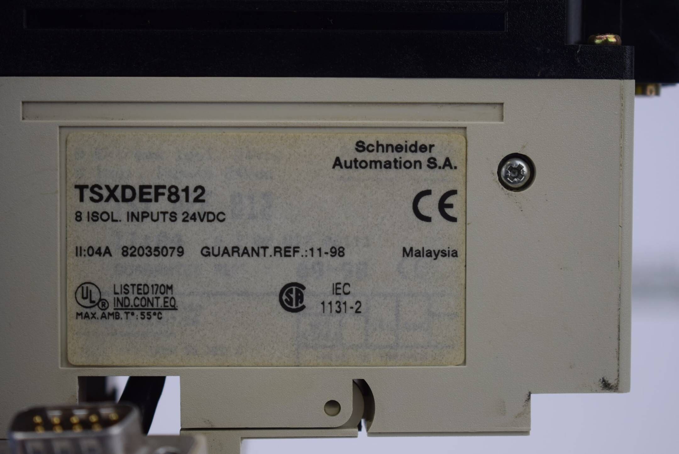 Schneider Electric Automation Telemecanique TSX DEF 24 VDC TSXDEF812