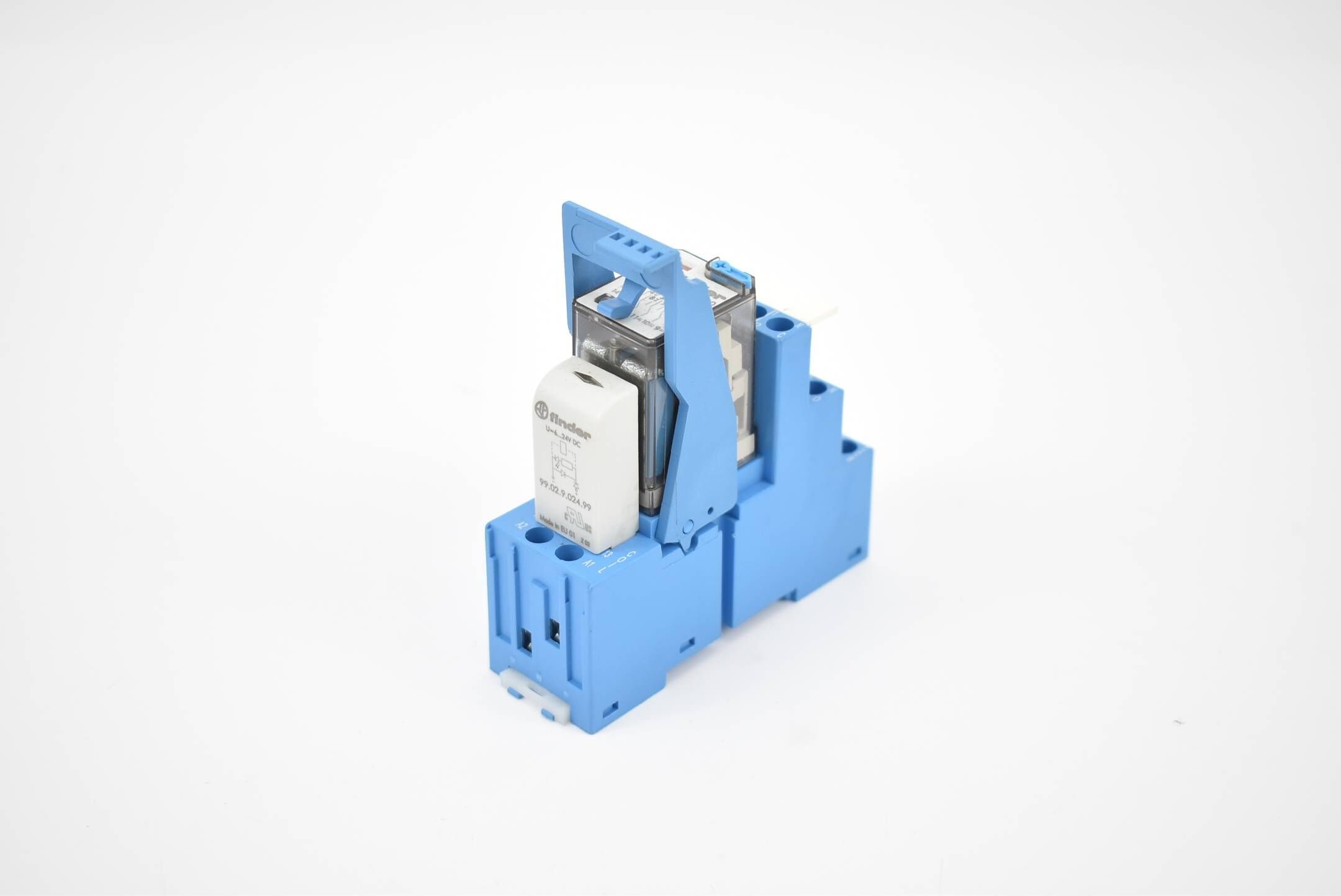 Finder Steckrelais 94.04. + 55.34.9.024.0040 + 99.02.9.024.99