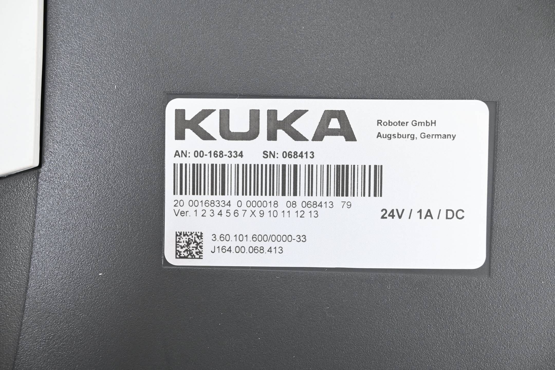 Kuka Roboter KR C4 SmartPad Control Panel 00-168-334 Version 8