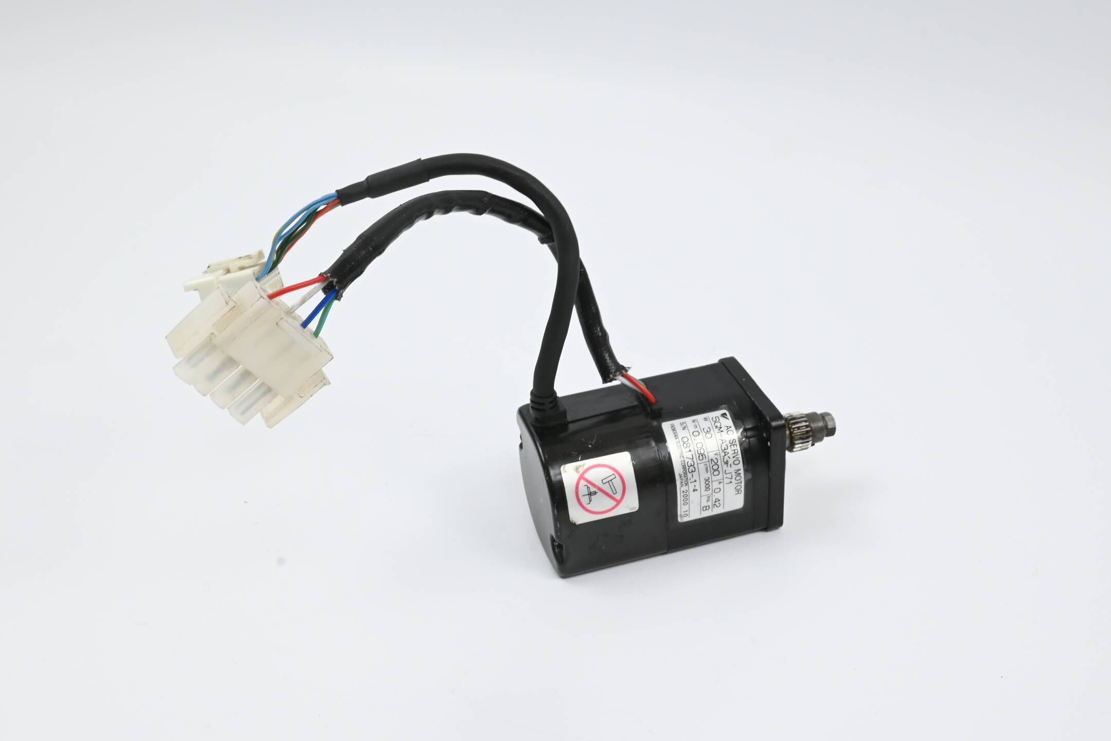 Yaskawa AC Servomotor SGM-A3A3FJ71 ( SGMA3A3FJ71 )