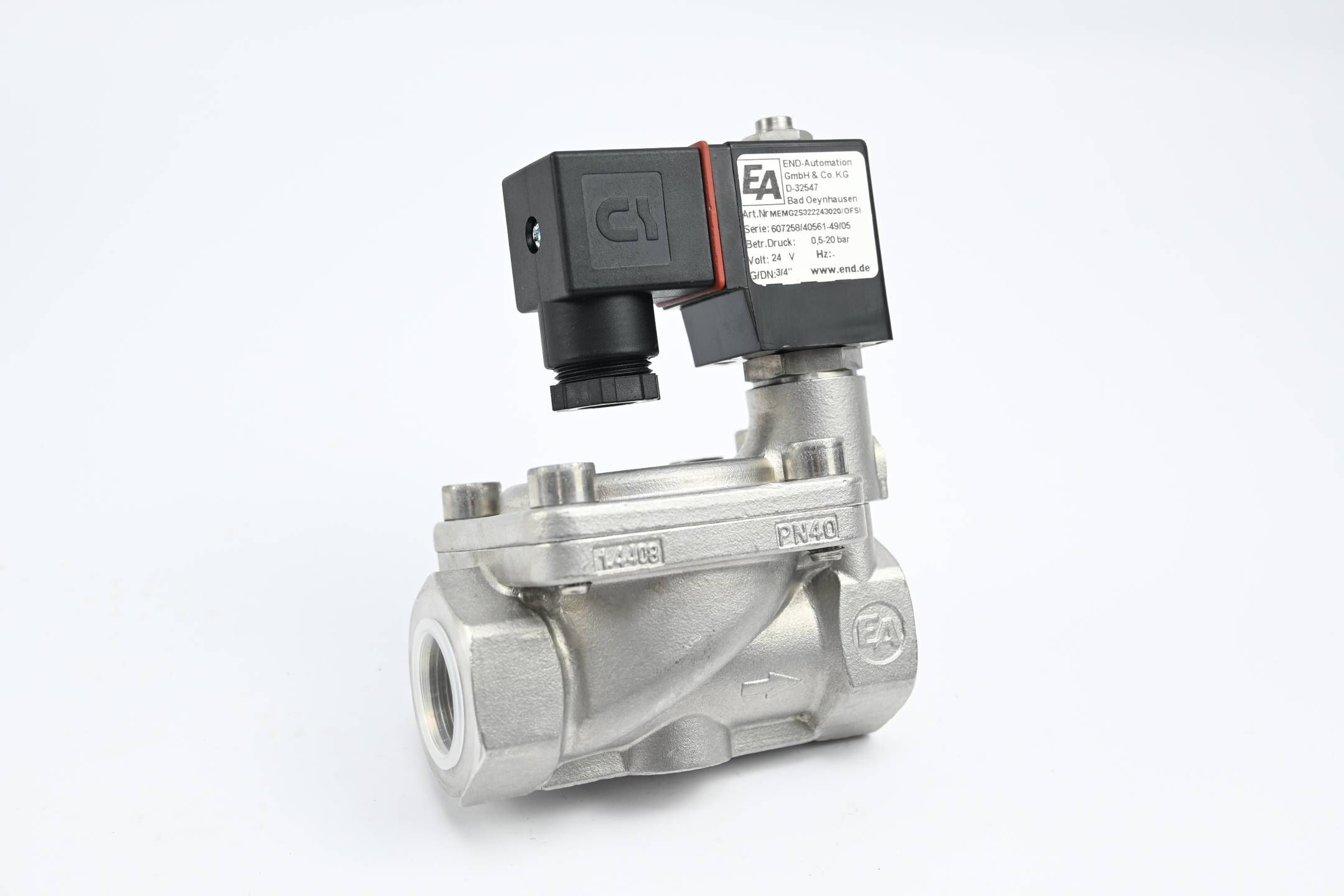 END-Armaturen Magnetventil 0,5-20bar MEMG2S322243020/OFSI 