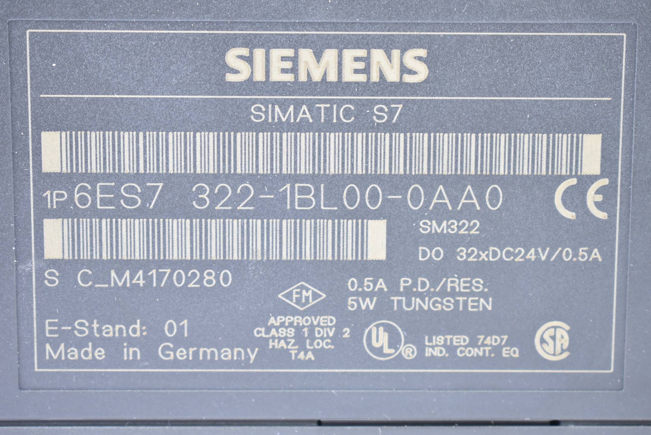 Siemens simatic S7 digital SM322 6ES7 322-1BL00-0AA0 ( 6ES7322-1BL00-0AA0 )