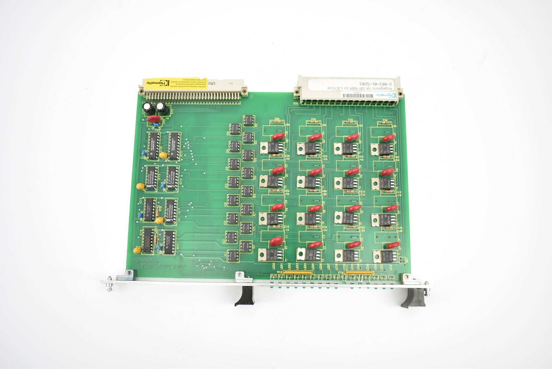 Homatic Ausgangskarte 16A 220V HC020 2US o. RC-Glied 8 2-083-01-5203