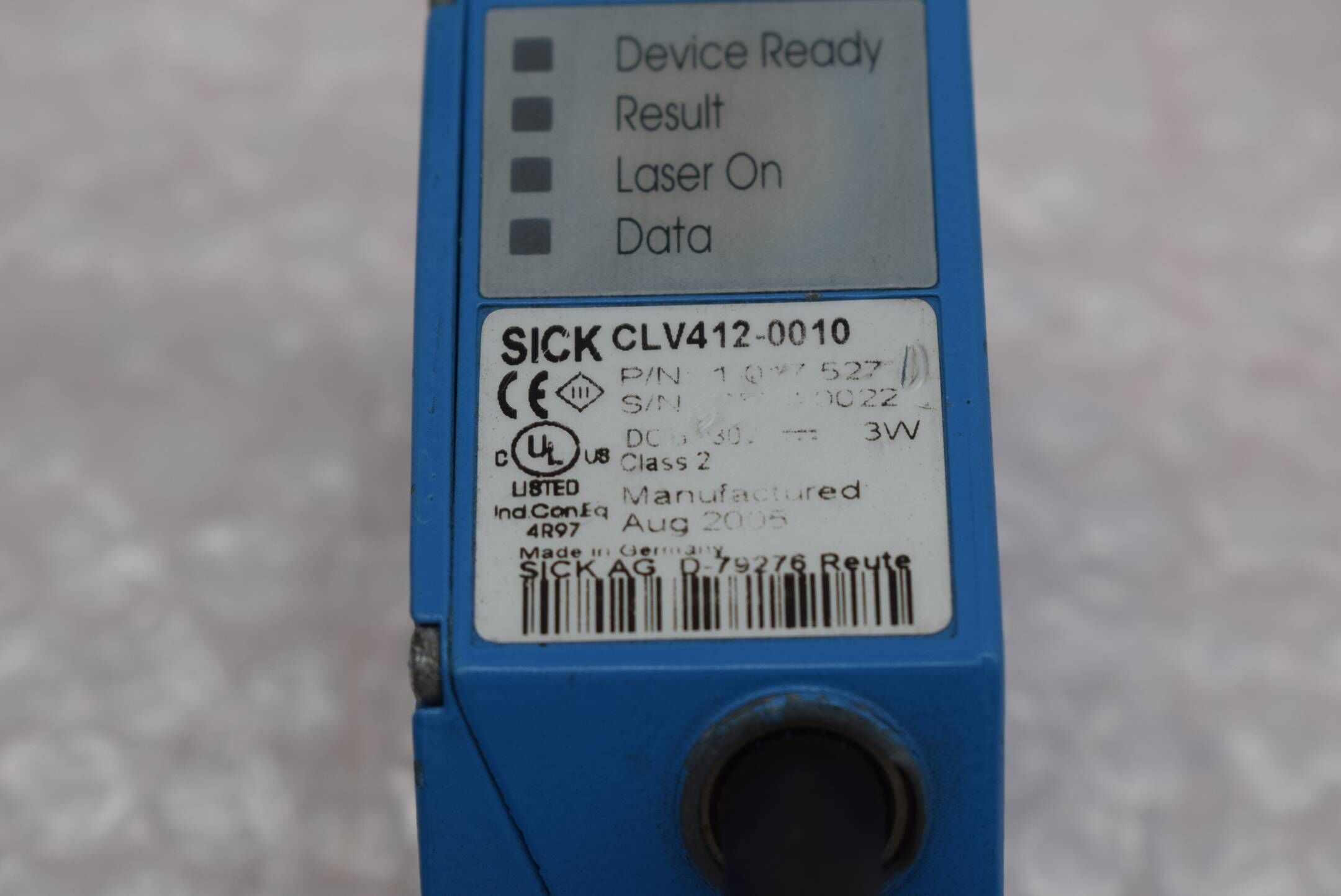 Sick Barcode Laser Scanner CLV412-0010