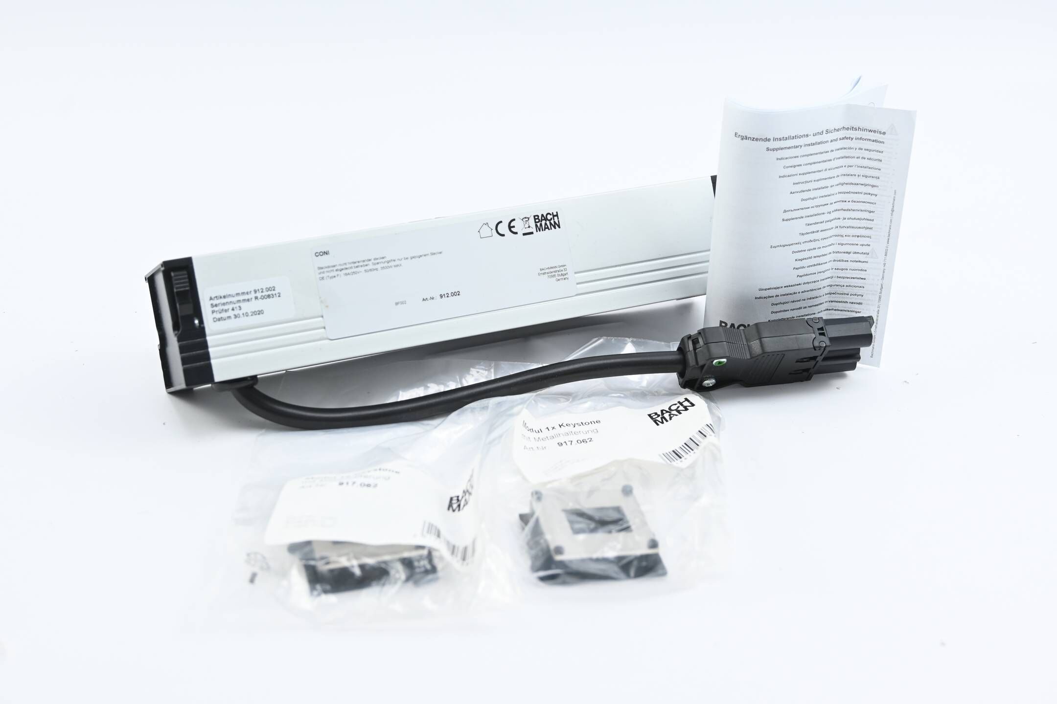 Bachmann Steckdoseneinheit CONI 912.002