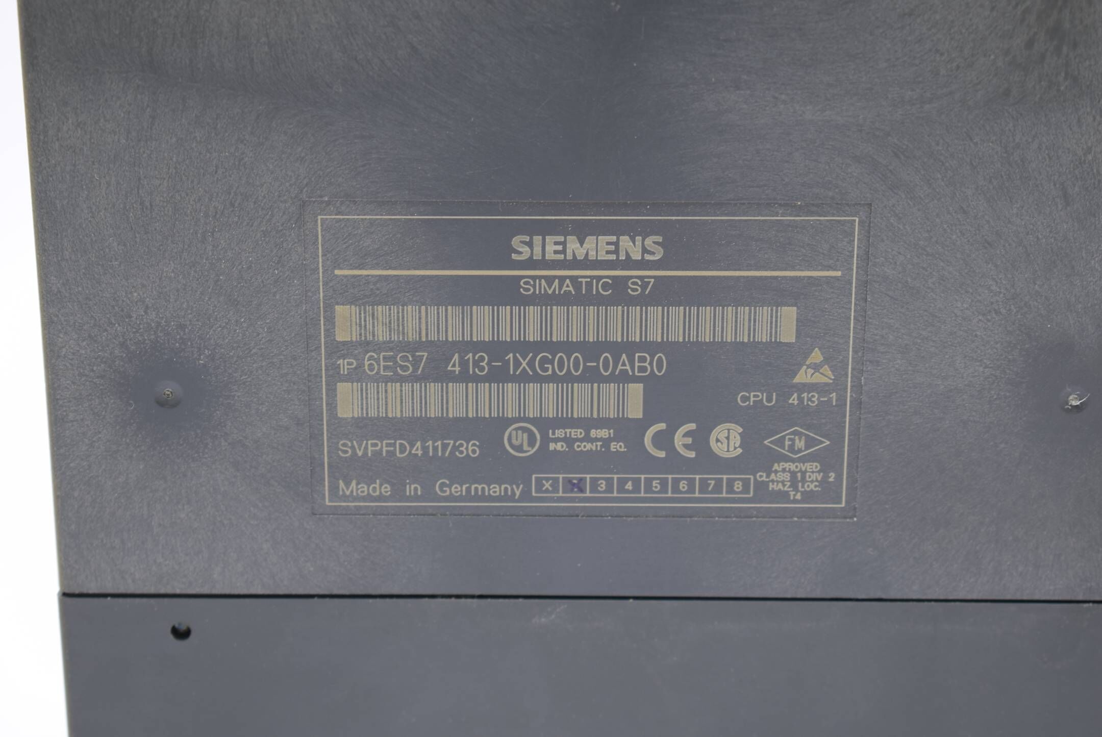 Siemens simatic S7-400 CPU 413-1 6ES7 413-1XG00-0AB0 ( 6ES7413-1XG00-0AB0 ) E2