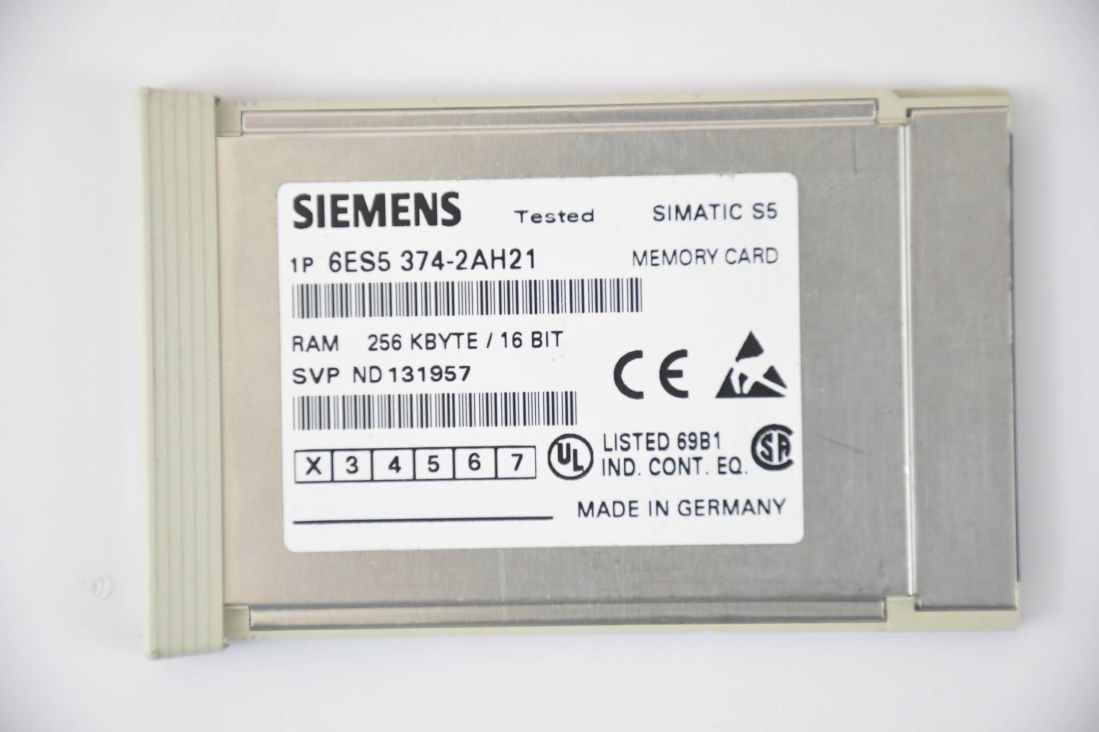 Siemens Simatic S5 Speicherkarte 256 Kbyte 6ES5374-2AH21 ( 6ES5 374-2AH21 )