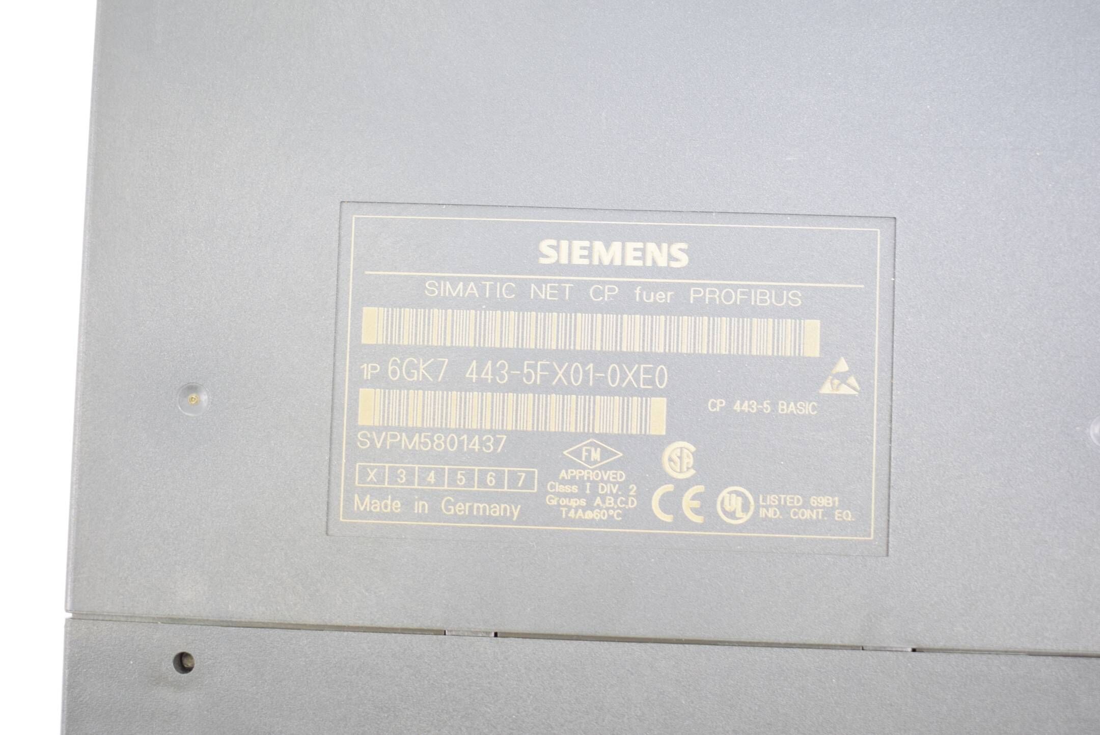 Siemens simatic NET CP CP 443-5 6GK7 443-5FX01-0XE0 ( 6GK7443-5FX01-0XE0 )