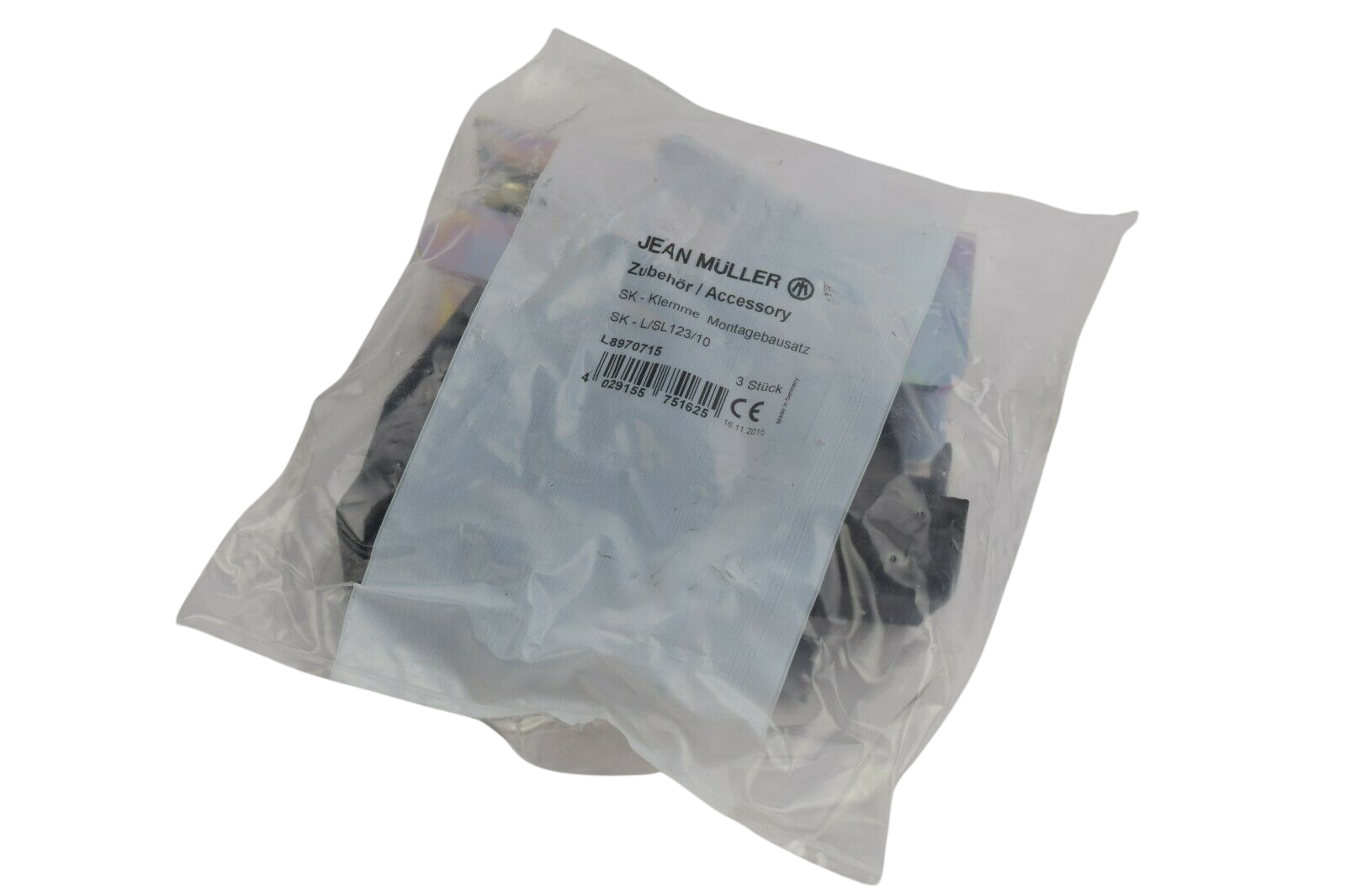 Jean Müller SK-Klemme Montagebausatz L8970715 (3 Stk.)