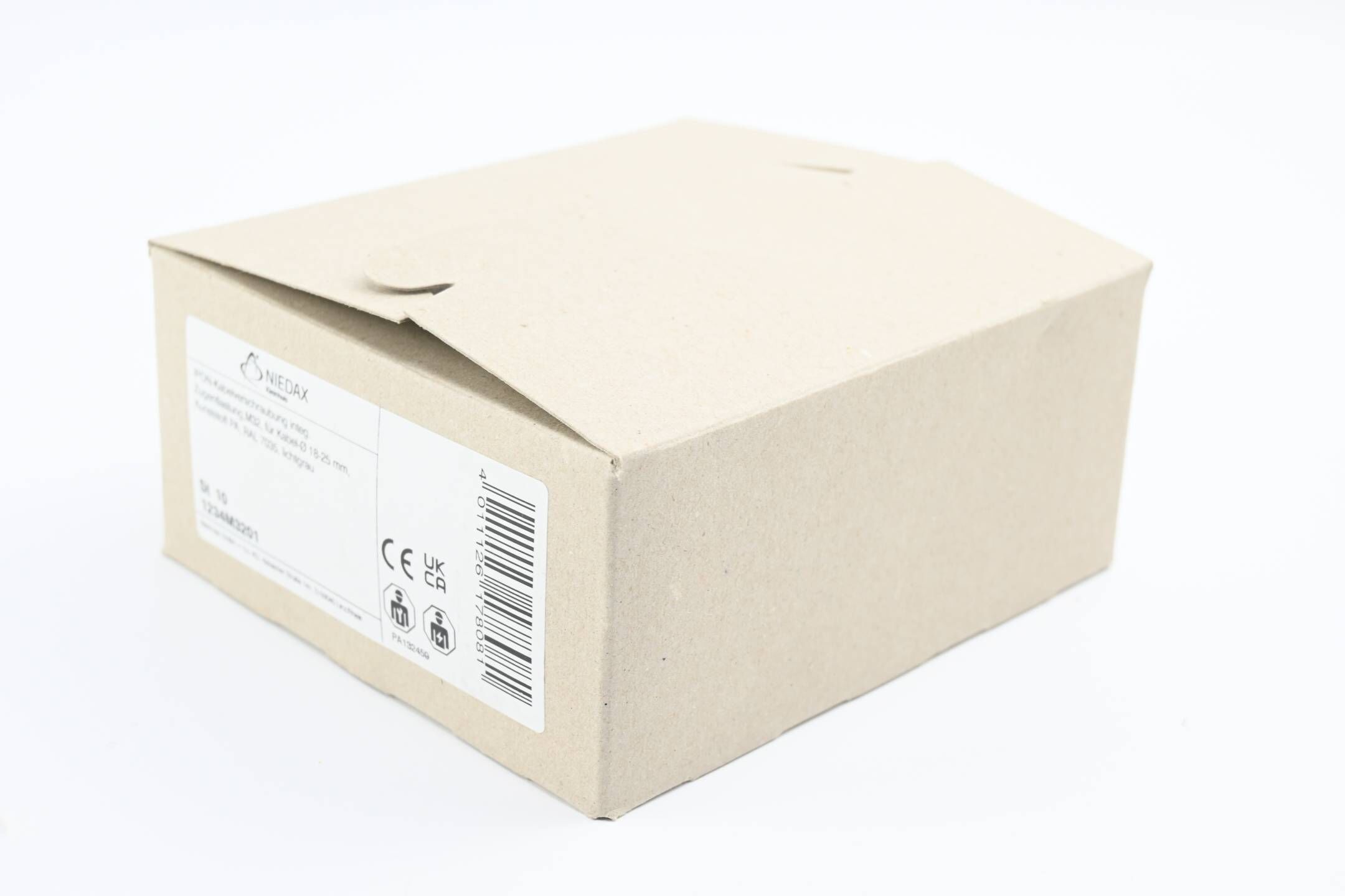 Niedax Kleinhuis 10 STÜCK IPON-Kabelverschraubung integ. lichtgrau ( 1234M3201 )