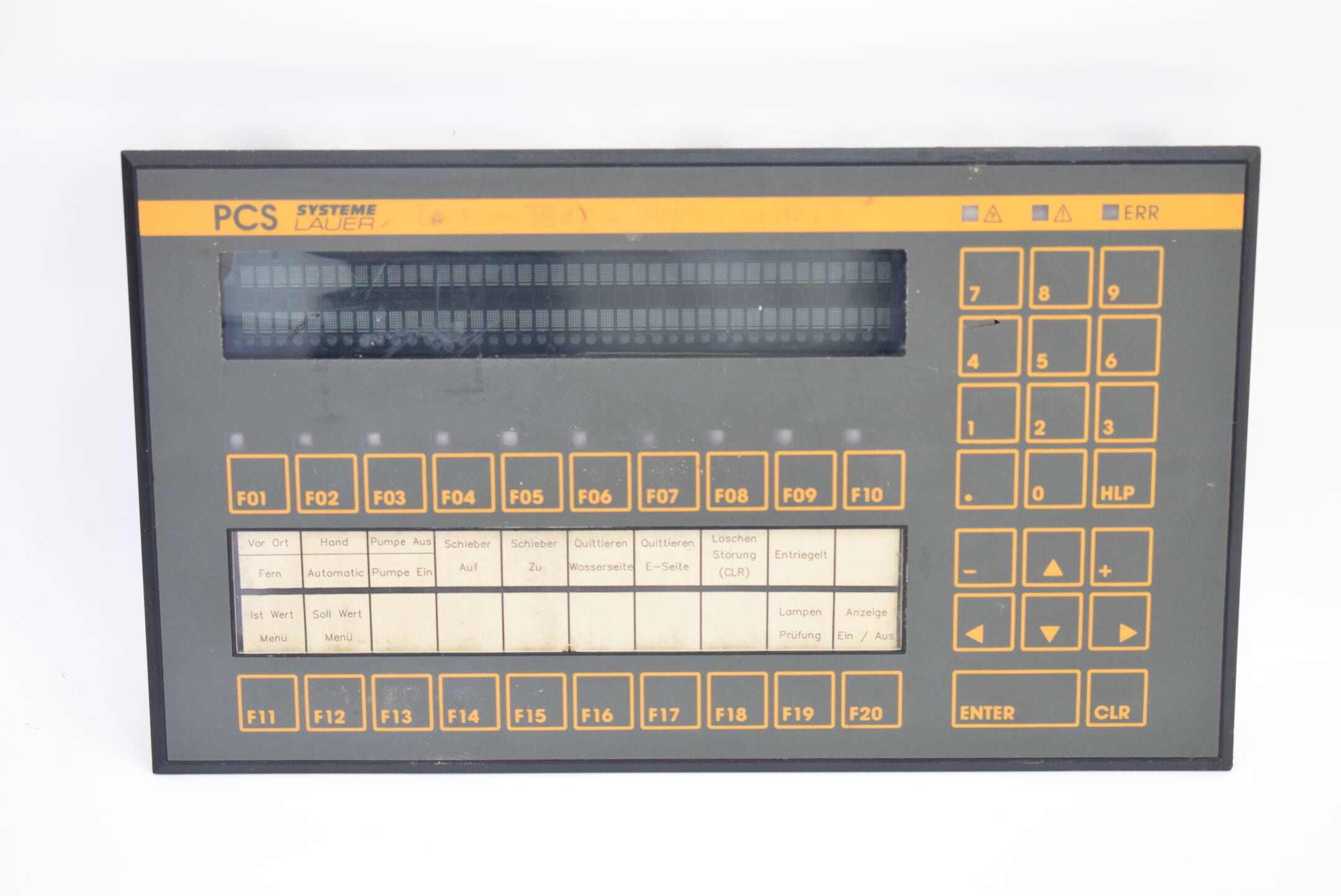 Defekt Lauer topline midi Bedienkonsole PCS100 00399-A2 ( 100.305.7 090290 )