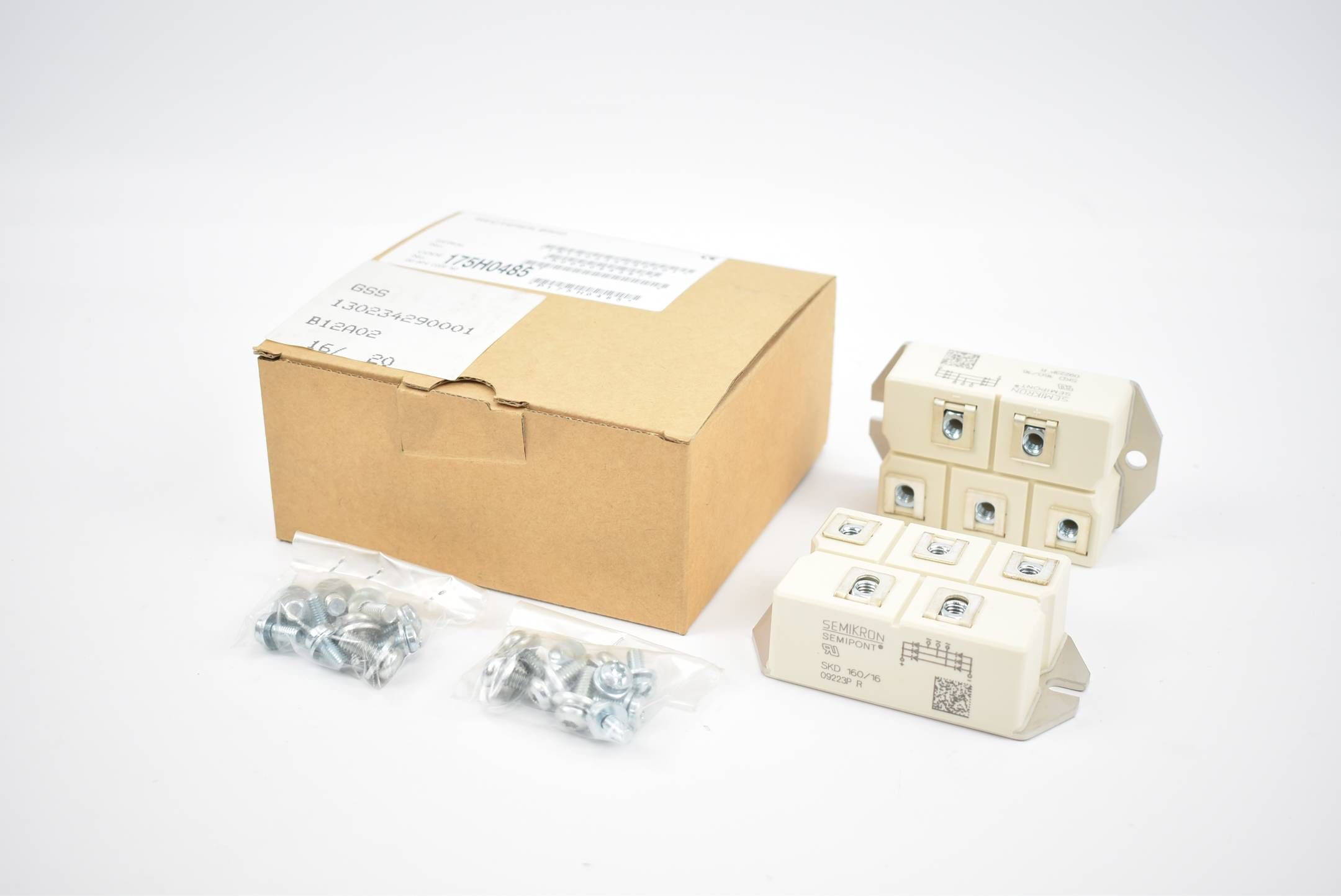 Danfoss Semikron Gleitrichterbrücke SKD 160/16 ( SKD160/16 ) 175H0485 ( VE 2x )