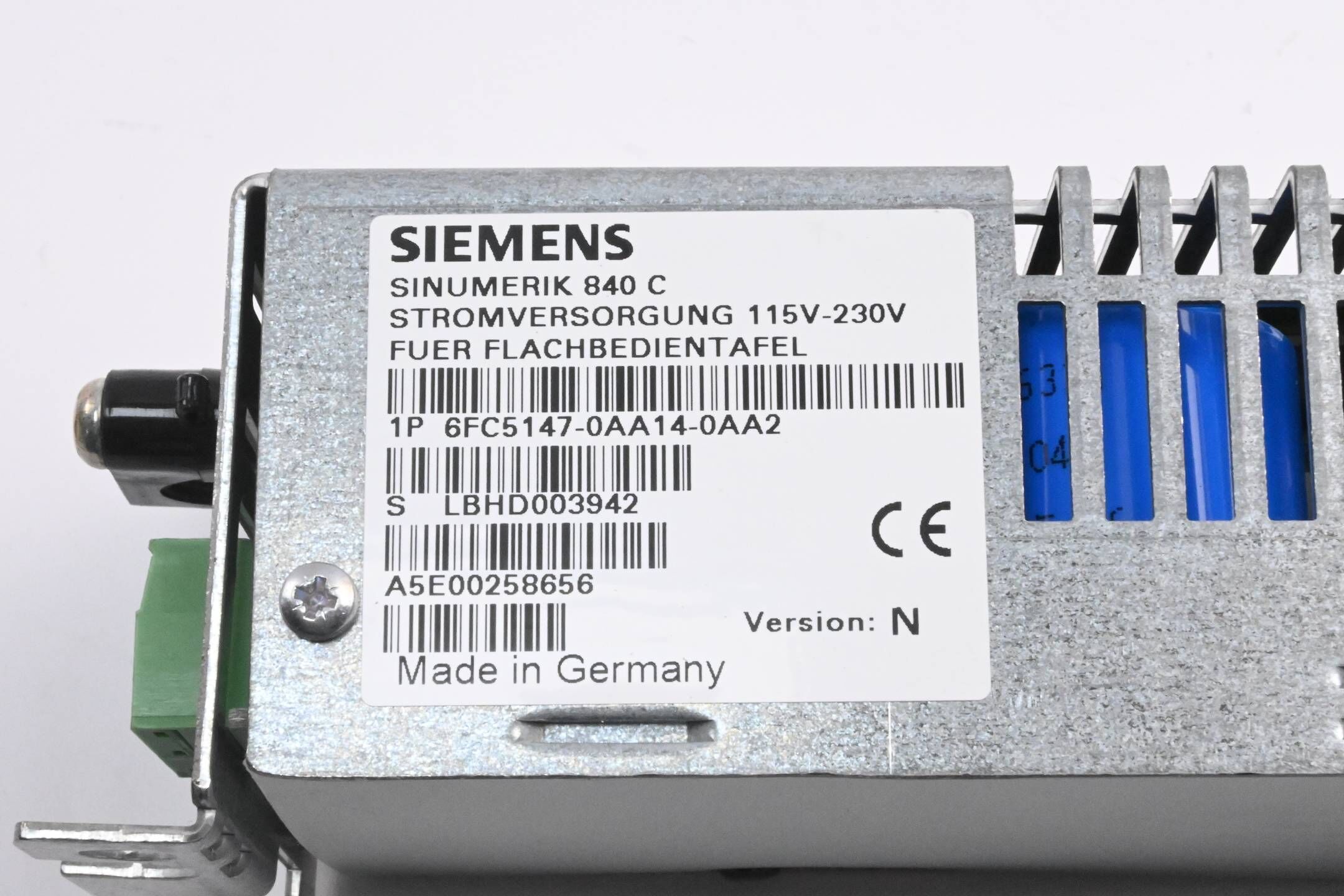 Siemens Sinumerik Stromversorgung 6FC5147-0AA14-0AA2 ( 6FC5 147-0AA14-0AA2 ) E.N