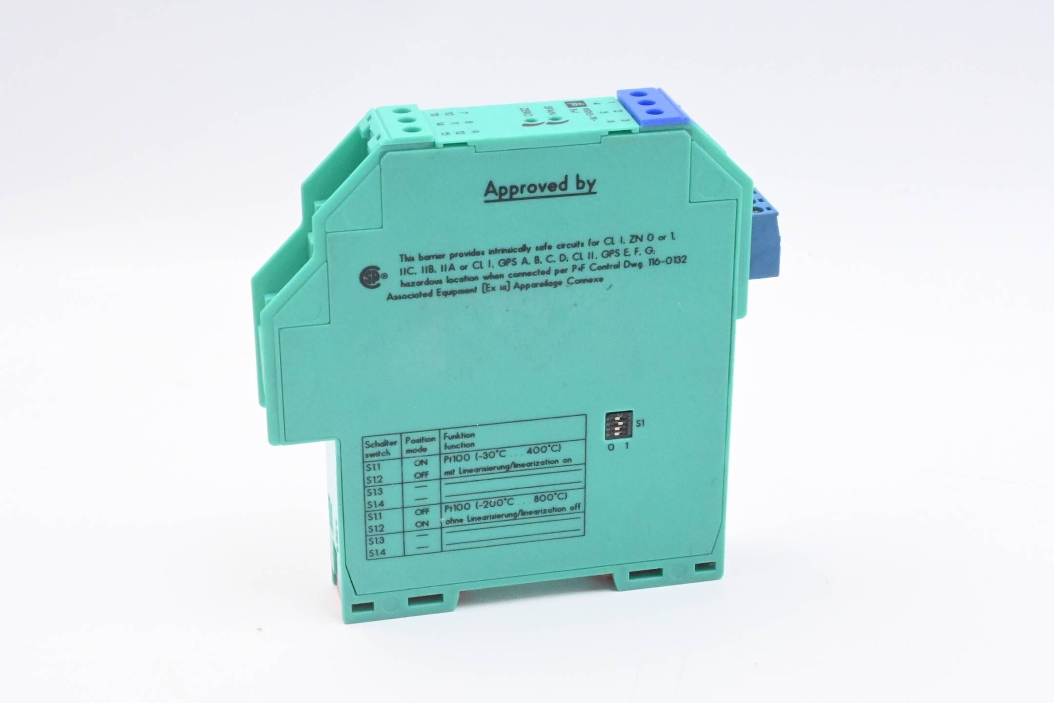Pepperl+Fuchs Sicherheitsbarriere KFD0-TR-Ex1 ( 43691S )