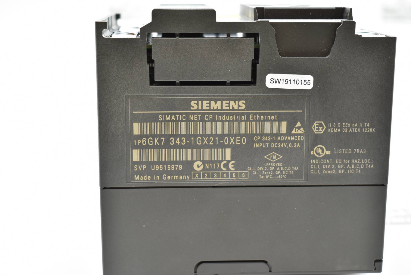 Siemens simatic NET CP343 6GK7343-1GX21-0XE0 ( 6GK7 343-1GX21-0XE0 ) E.02