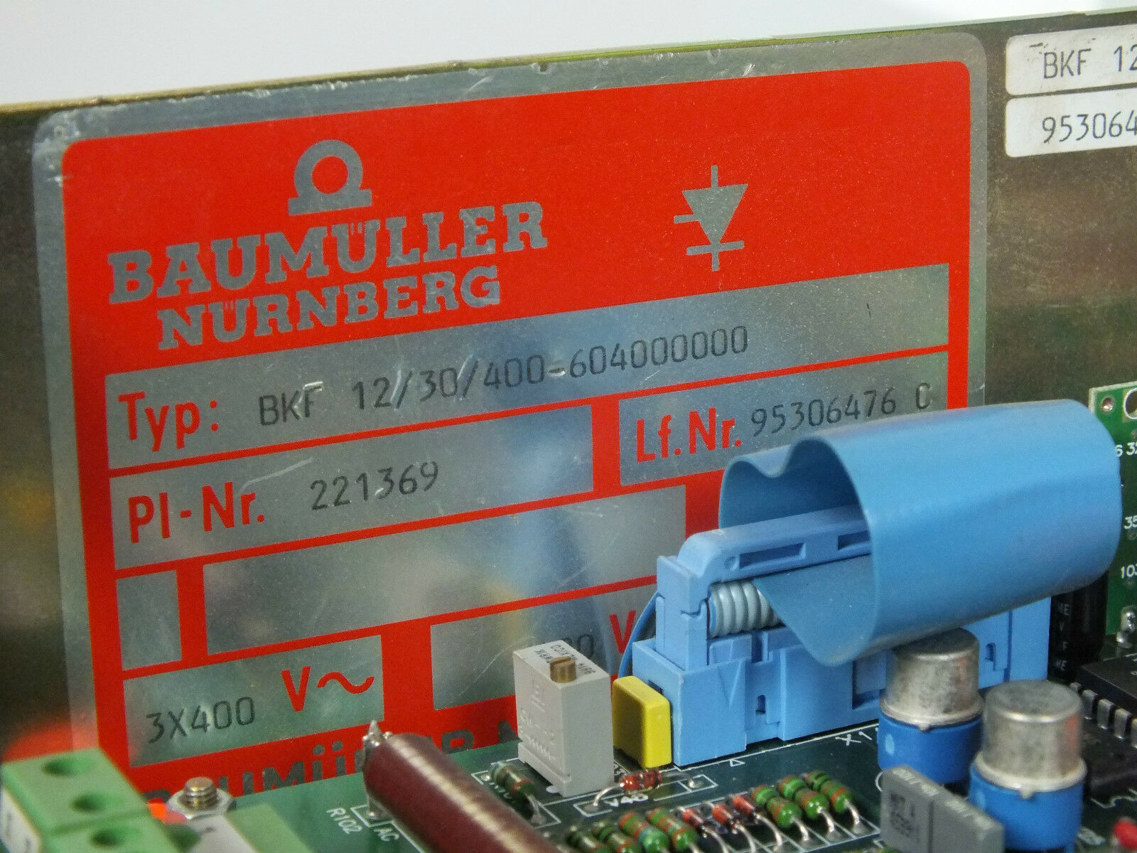 Baumüller Einbau-Stromrichtergerät Serie 6000 BKF 12/30/400-604000000