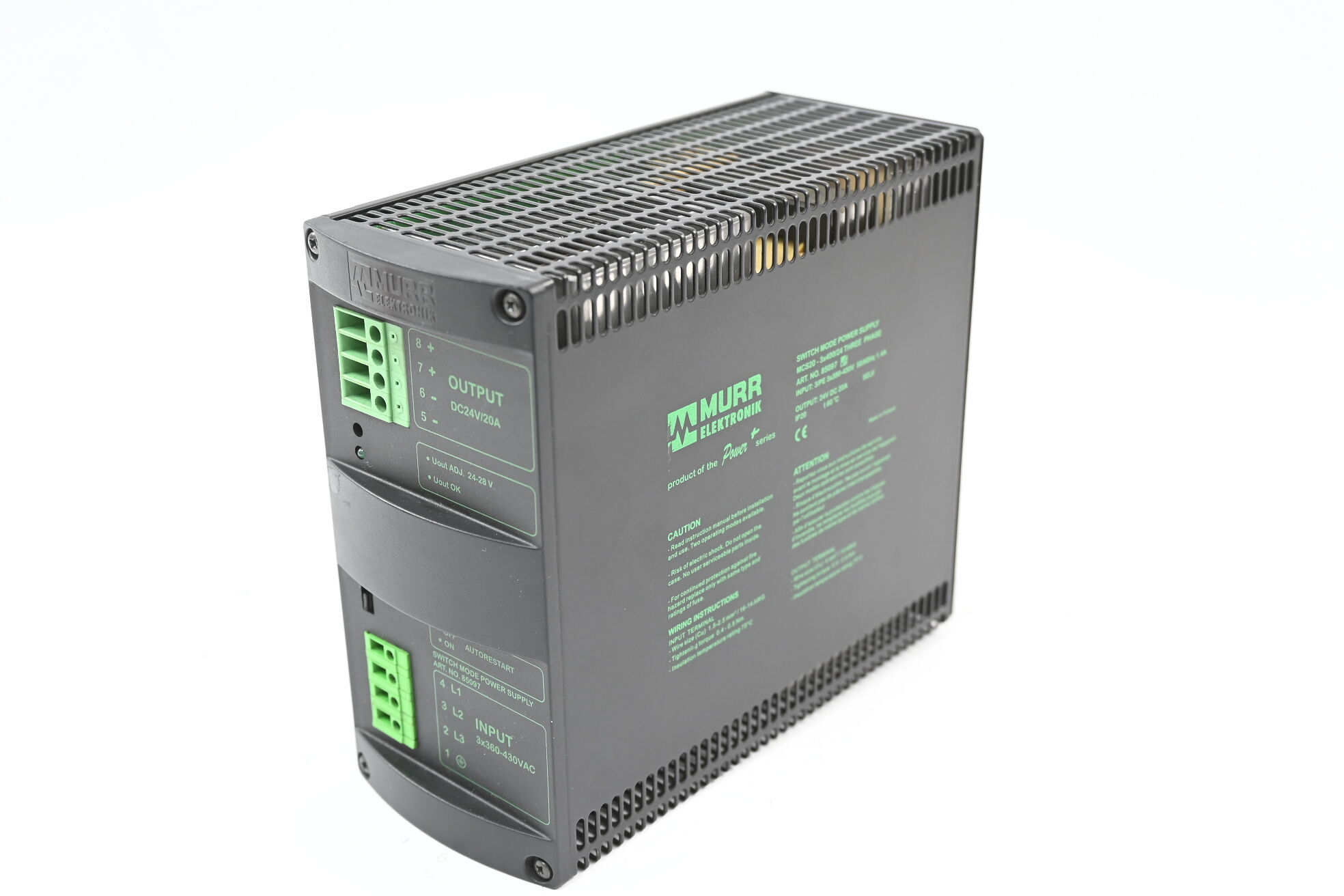 Murr Elektronik Switch Mode Power Supply 3x400/24 MCS20 ( 85097 )