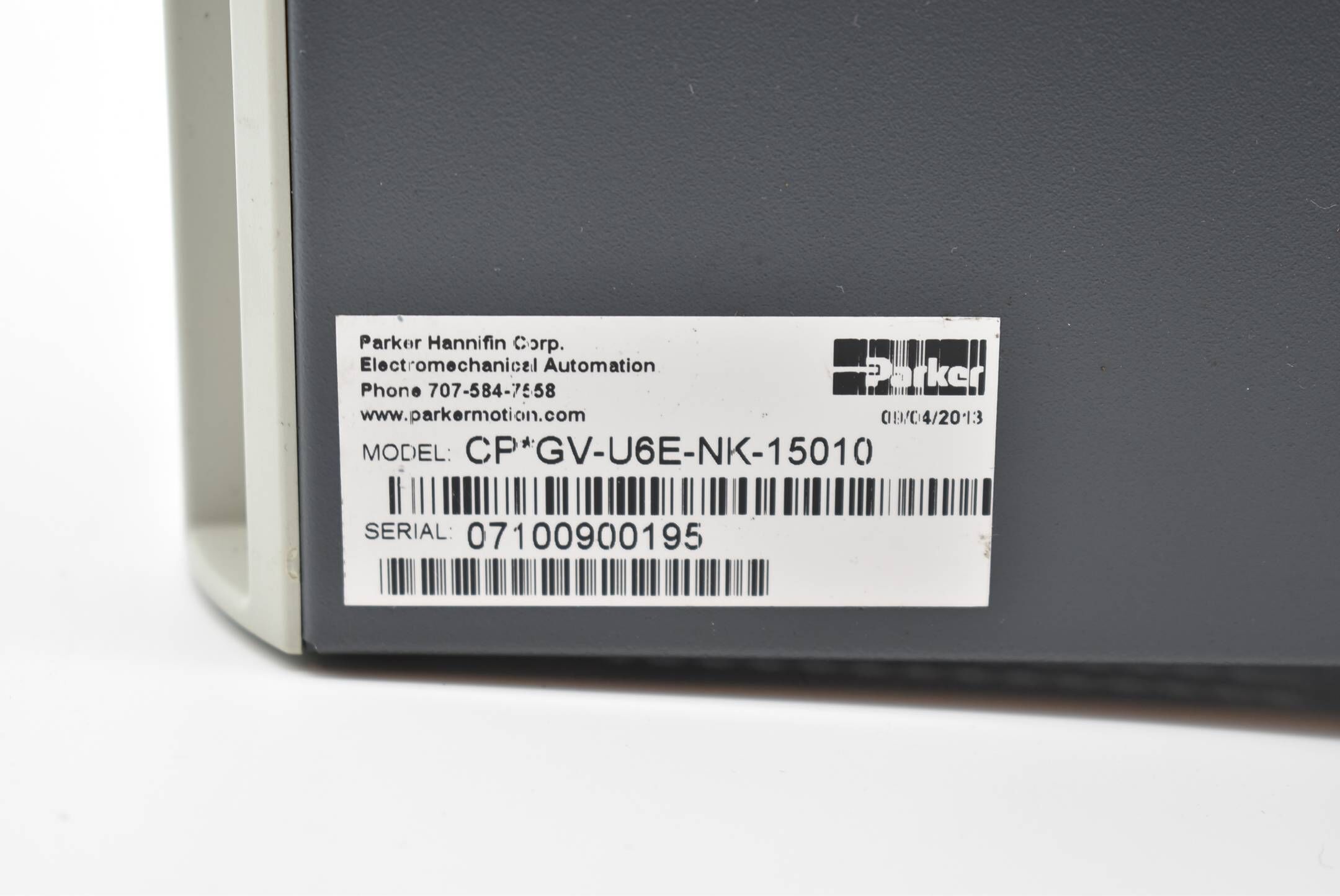 Parker Hannifin Corp. CP*GV-U6E-NK-15010 ( GV-U3/6/12 )